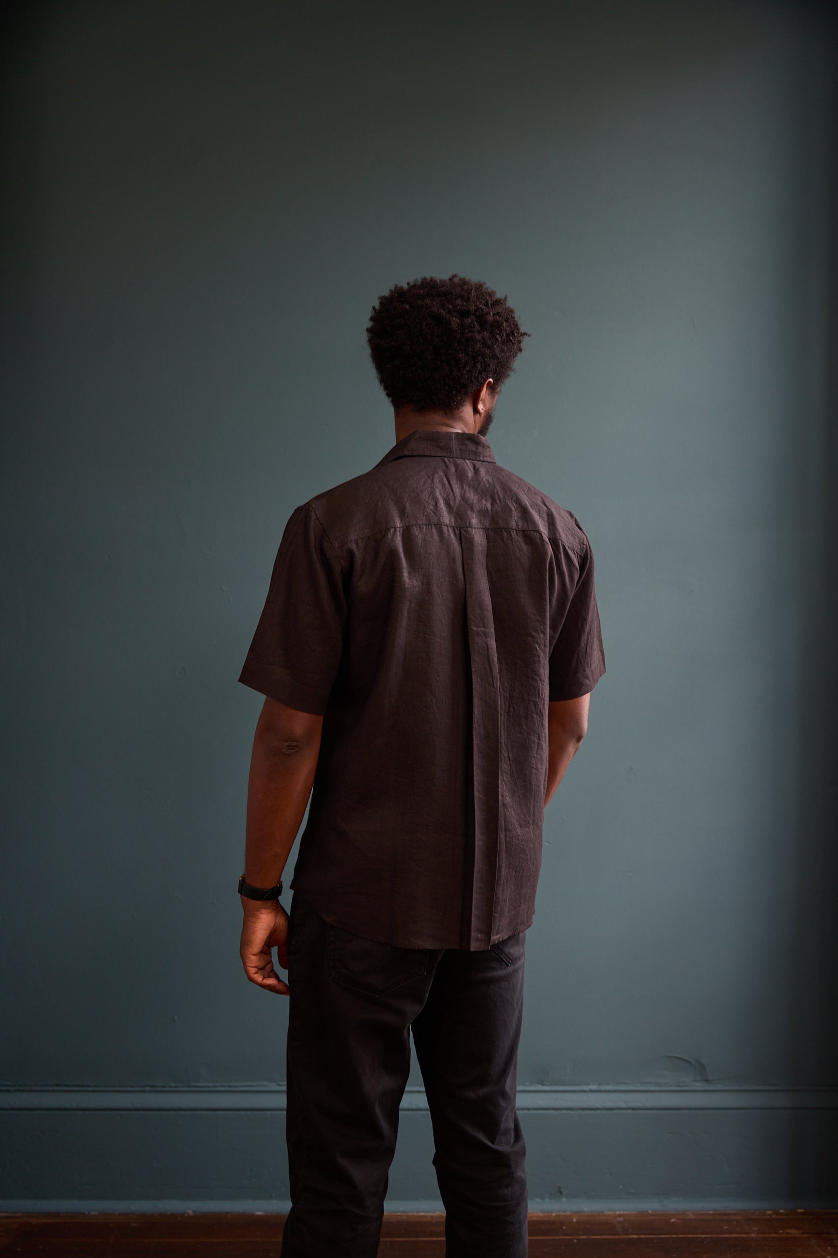 Classic Short Sleeve Linen Button Down Shirt