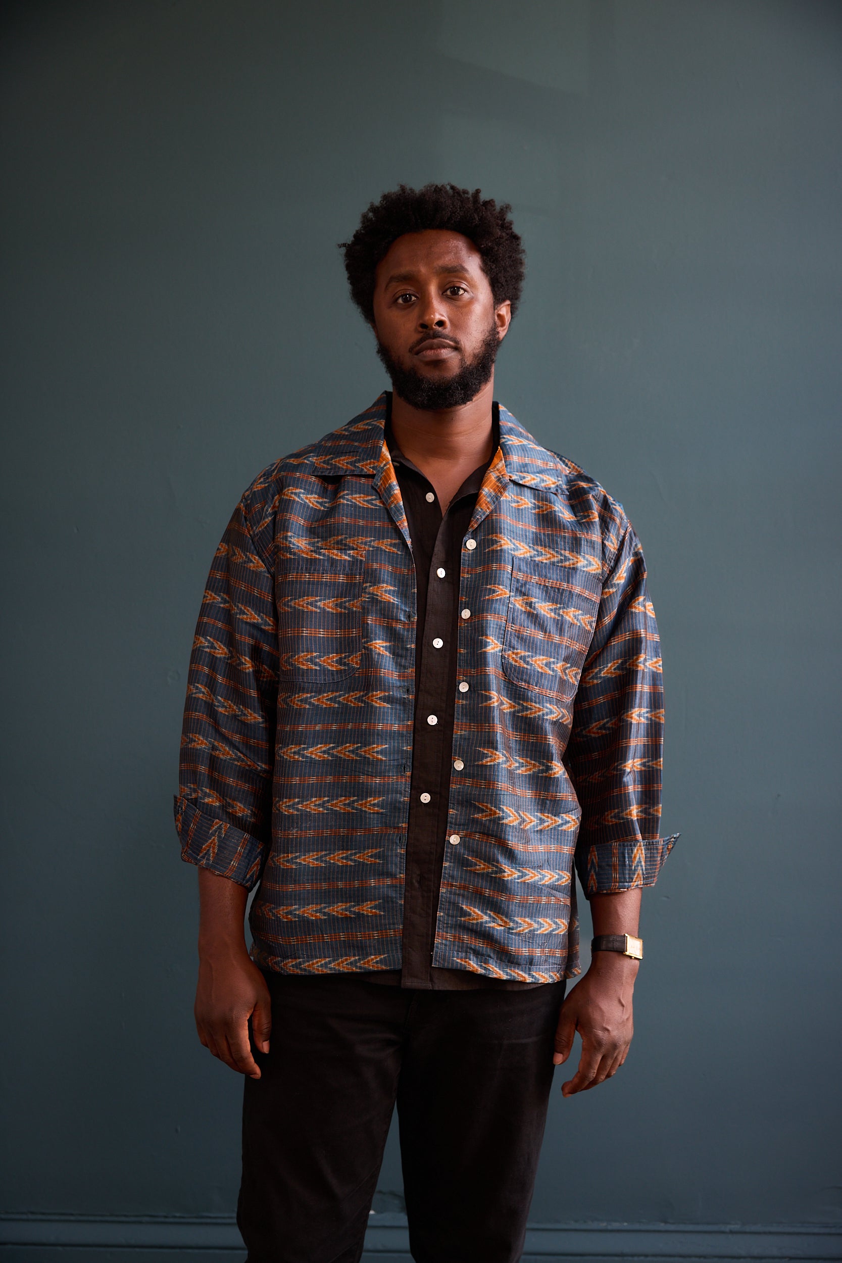 Unisex Patola Silk Sari Overshirt
