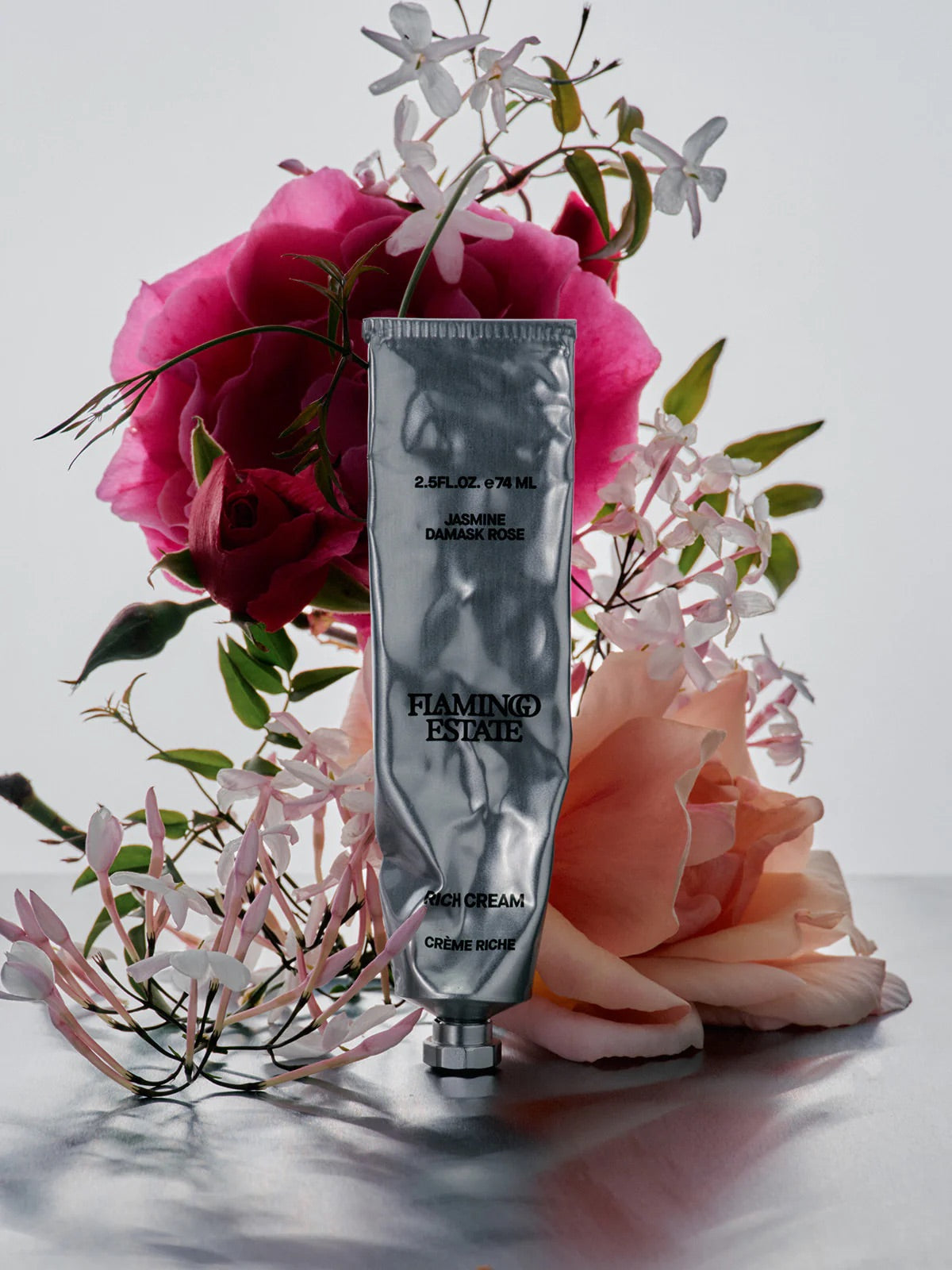 Flamingo Estate Jasmine Damask Rose Rich Cream