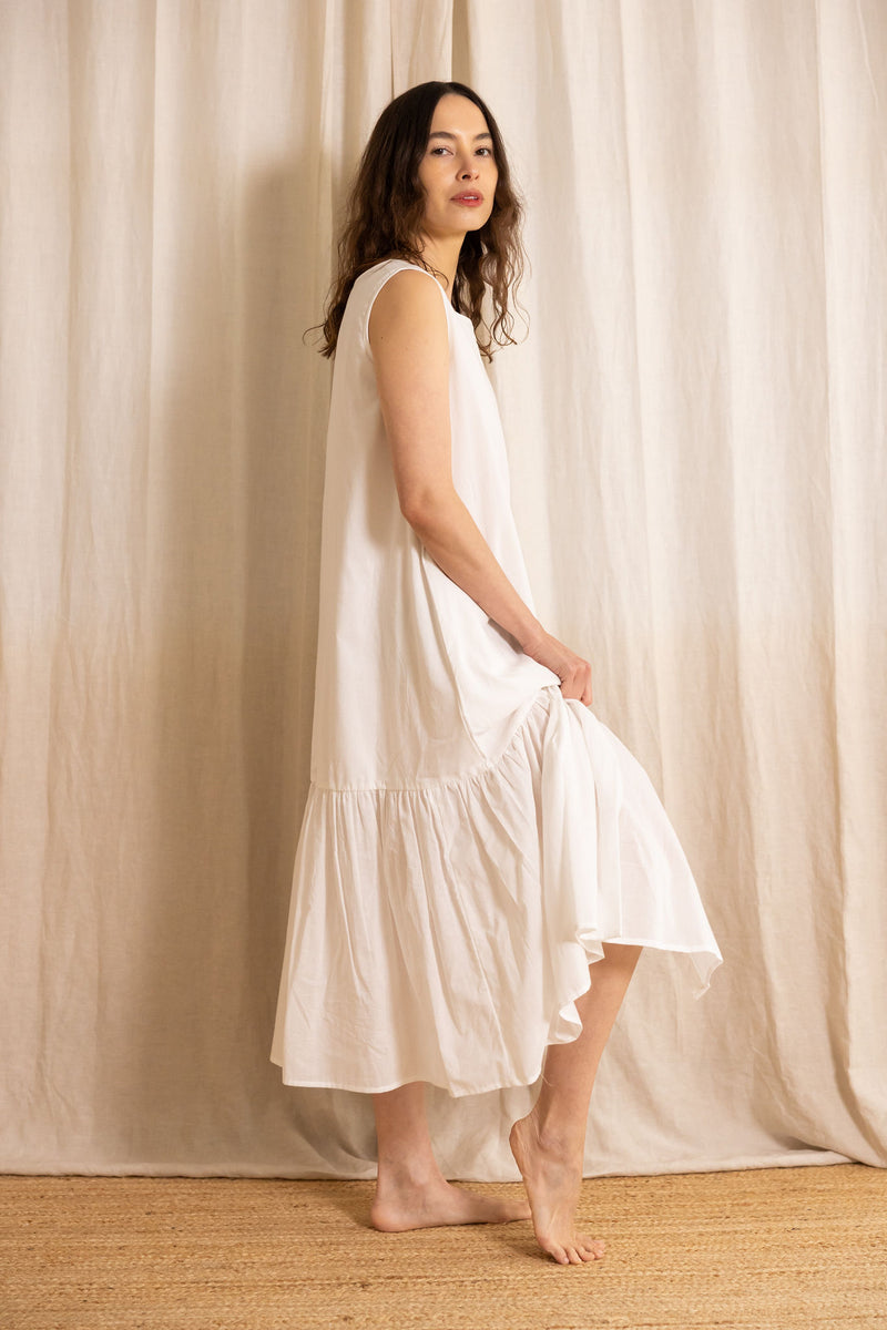 white dress | White