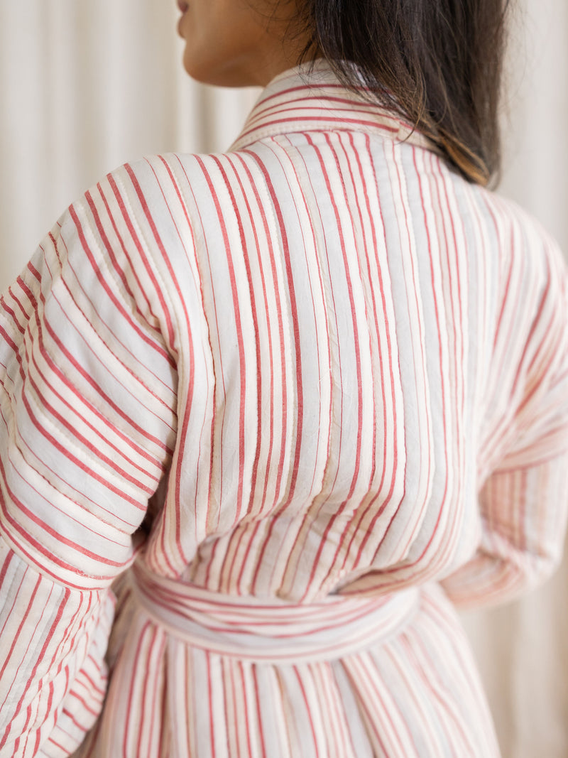 red striped jacket | riviera stripe