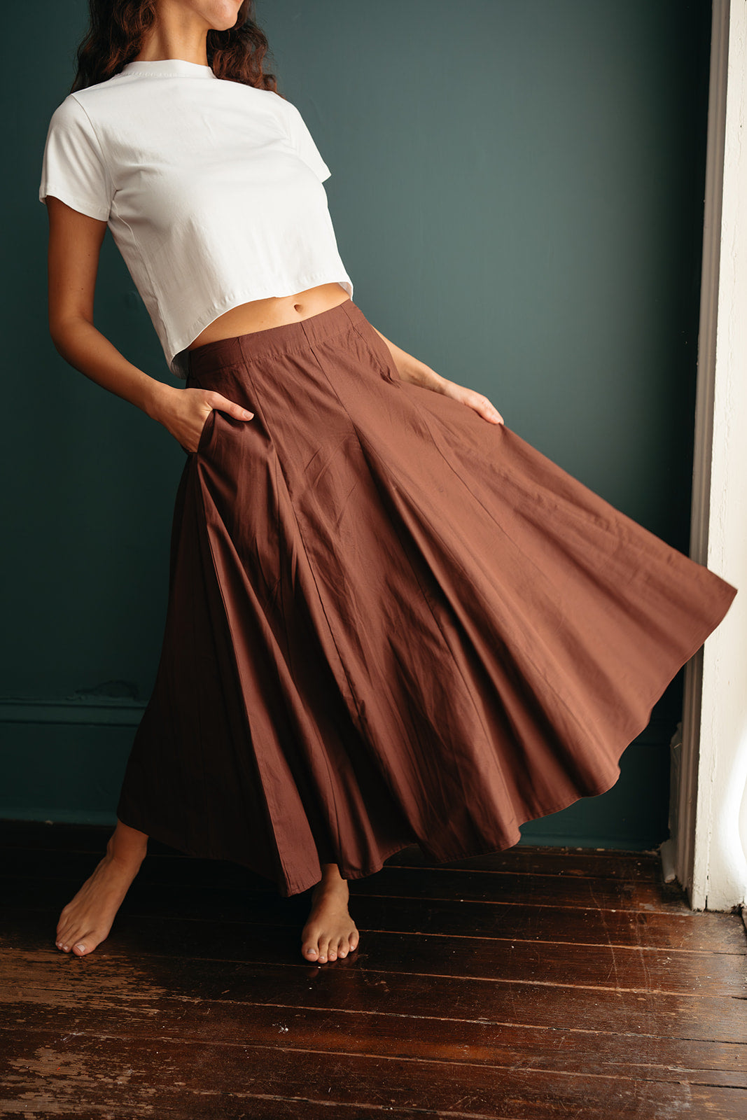 Nalini Skirt in Poplin