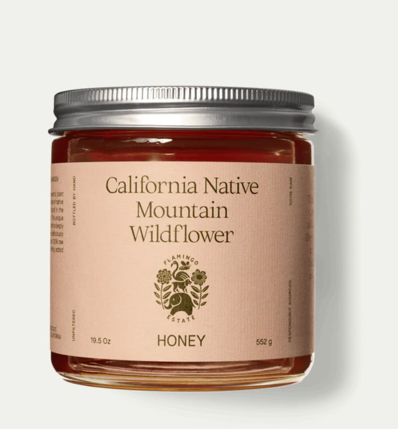 California Native Mountain Wildflower Honey