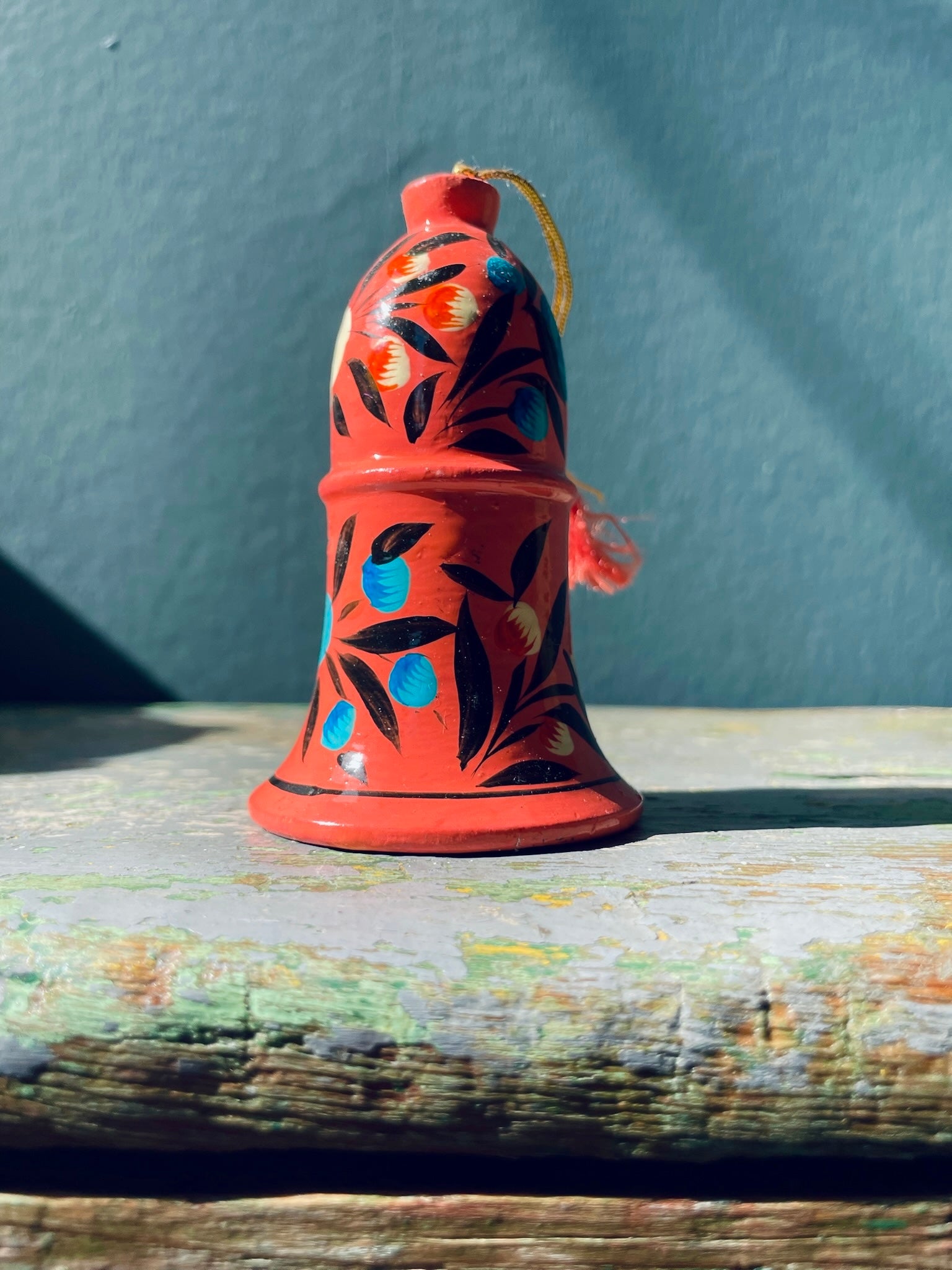 Hand Painted Bell Ornament