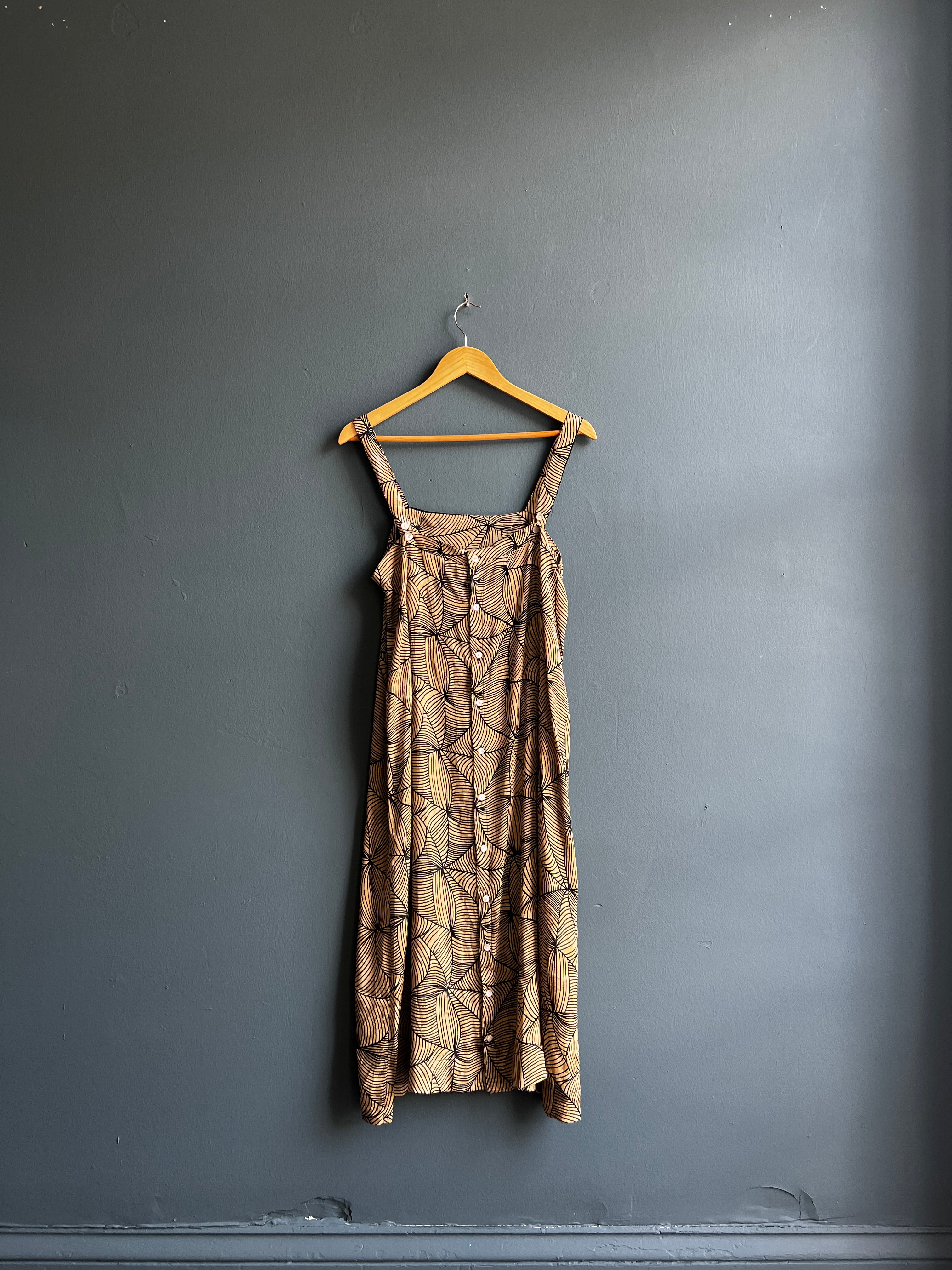Recycled Sari Button Back Dress