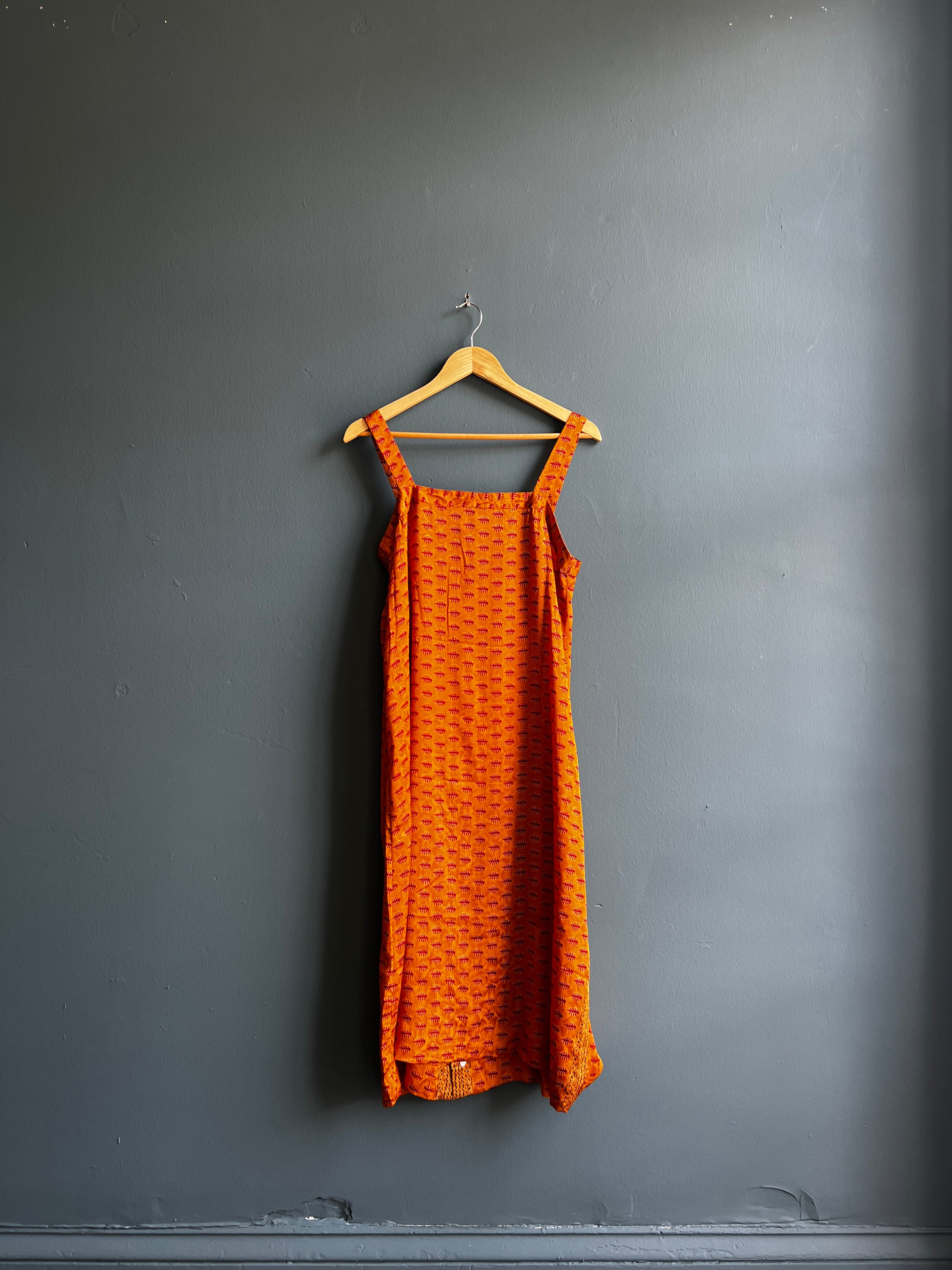 Recycled Sari Button Back Dress