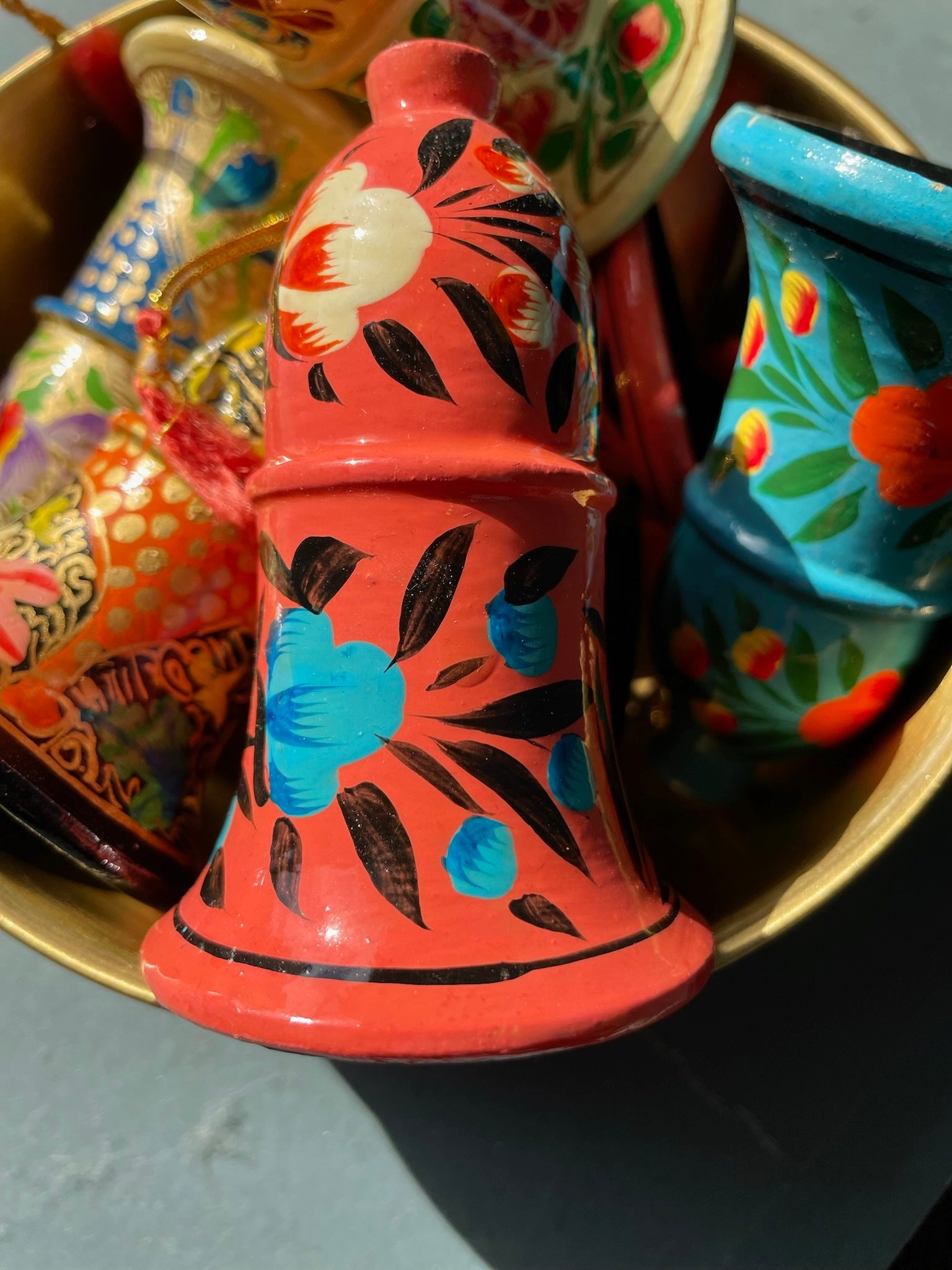 Hand Painted Bell Ornament
