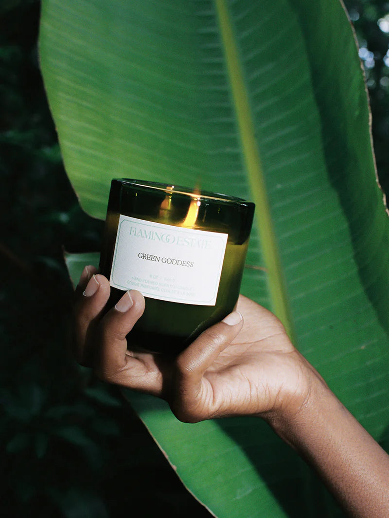 Flamingo Estate Green Goddess Candle
