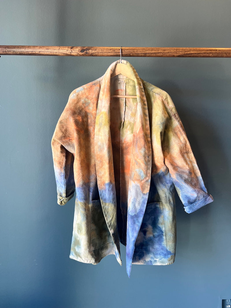 Tie Dye Parul Canvas Jacket | earth