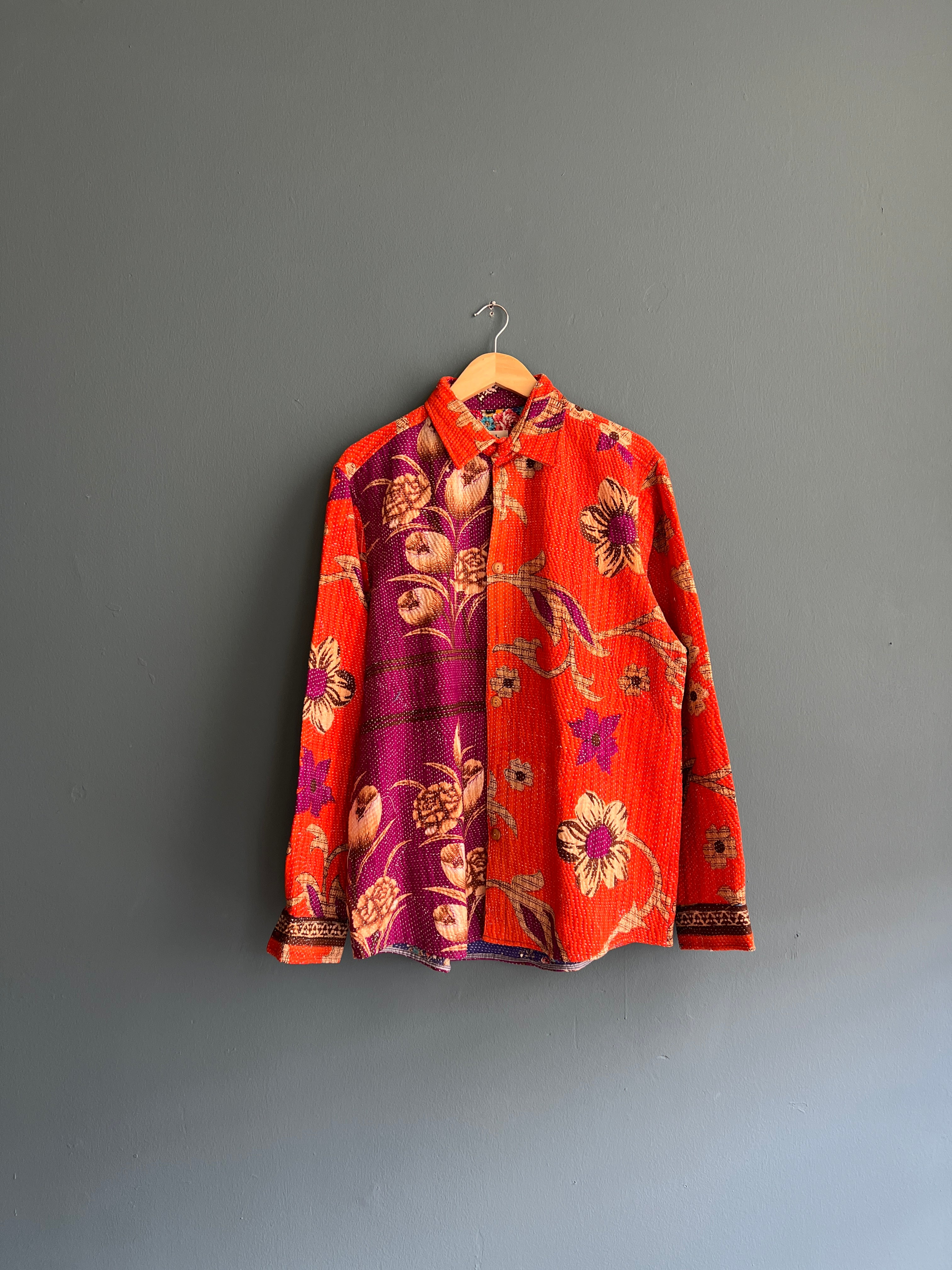 Antique Kantha Shirt Jacket