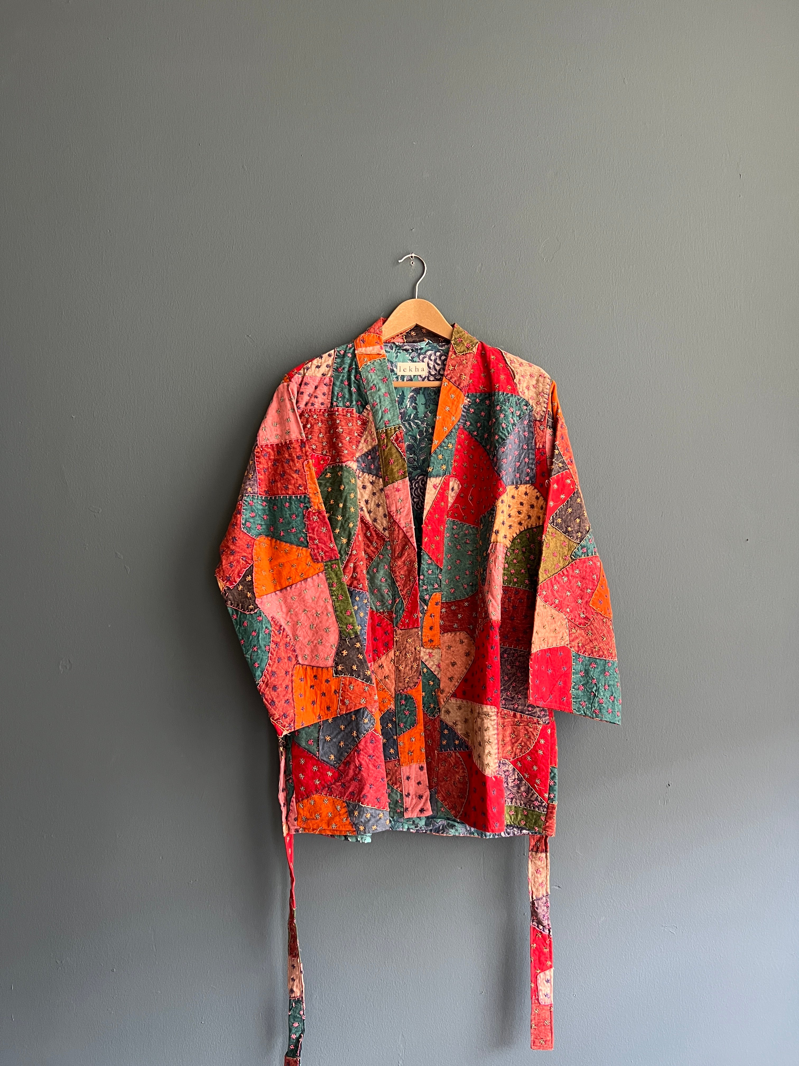 Antique Patchwork Kimono Jacket