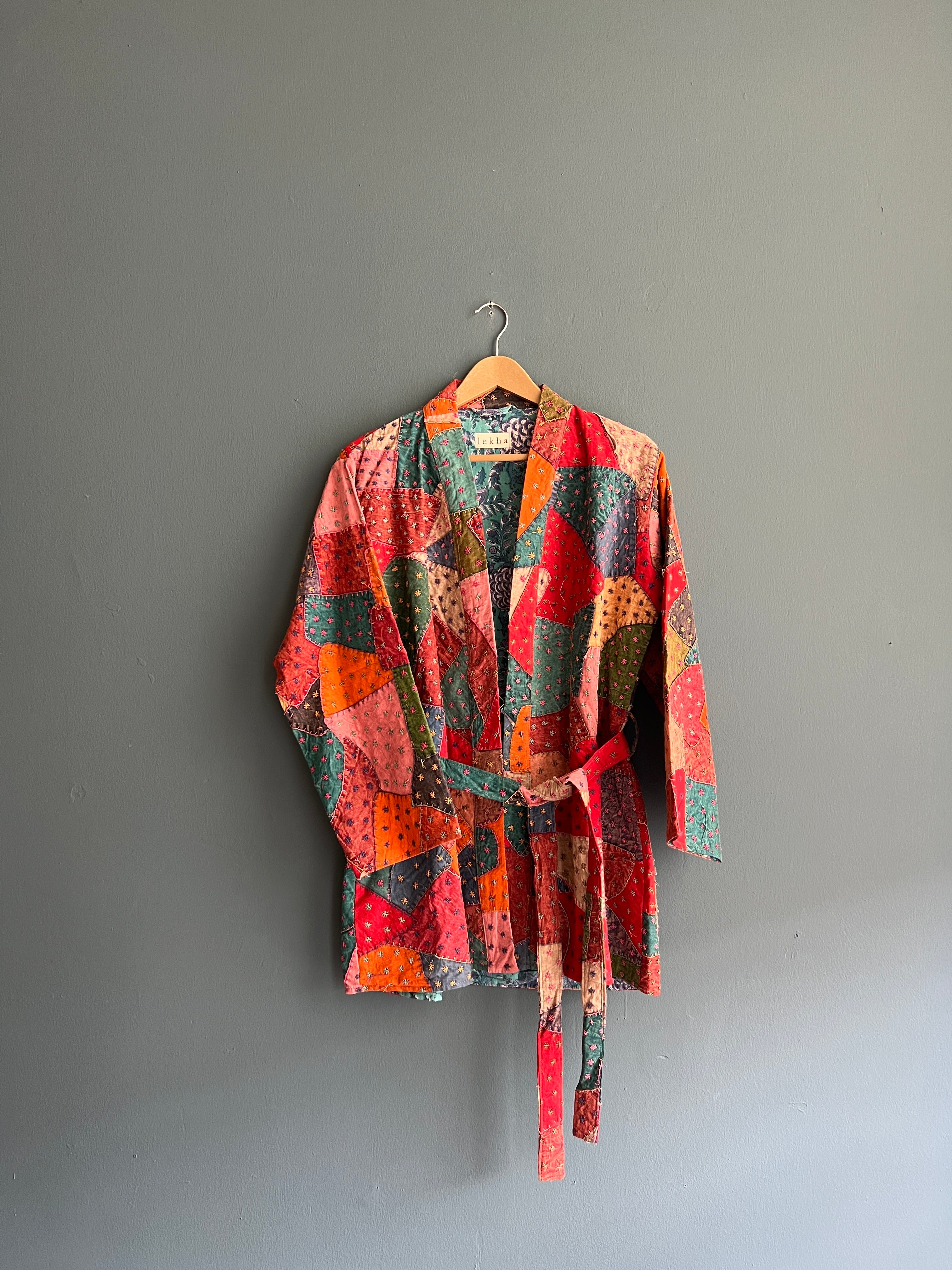 Antique Patchwork Kimono Jacket