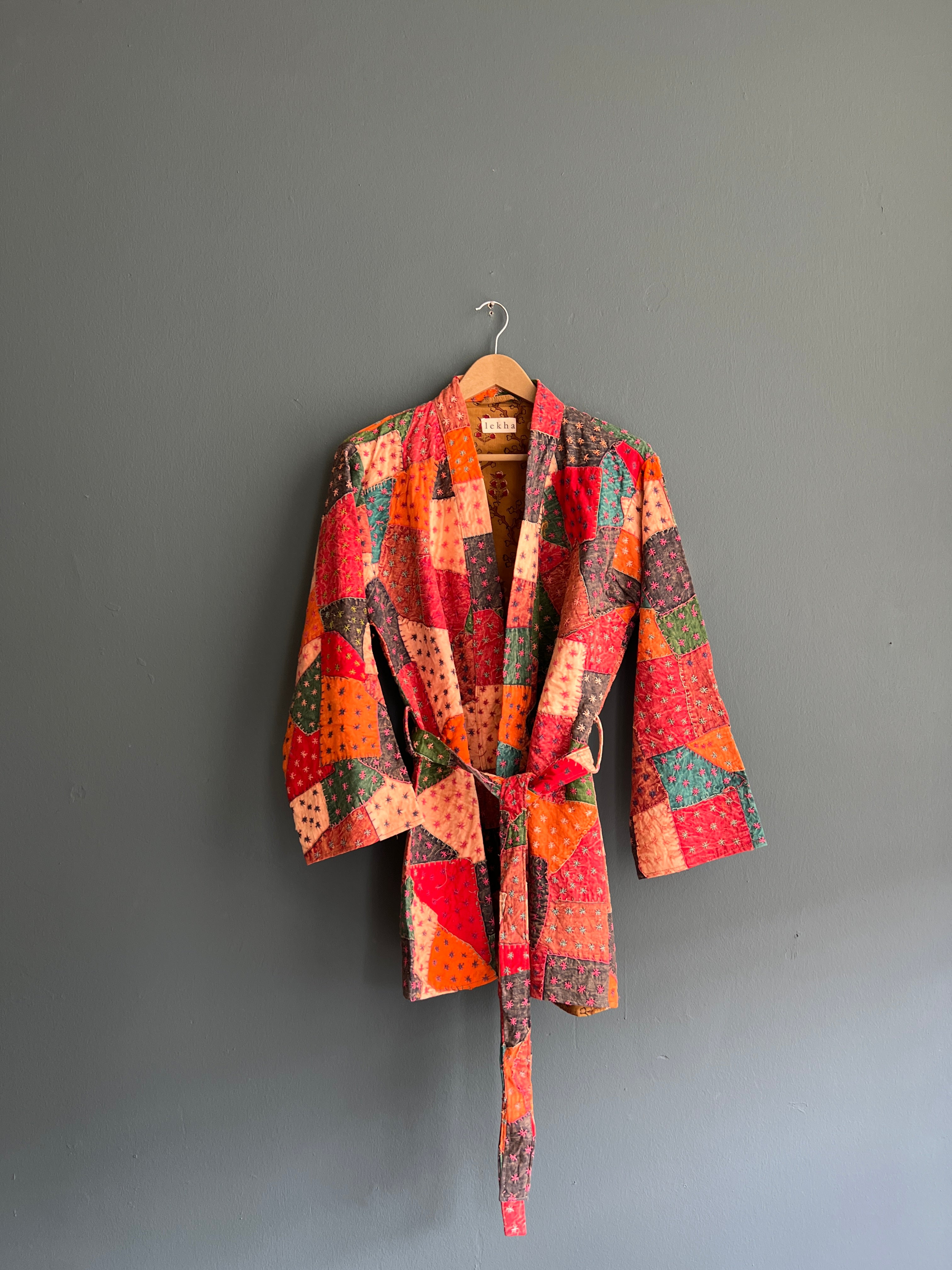 Antique Patchwork Kimono Jacket