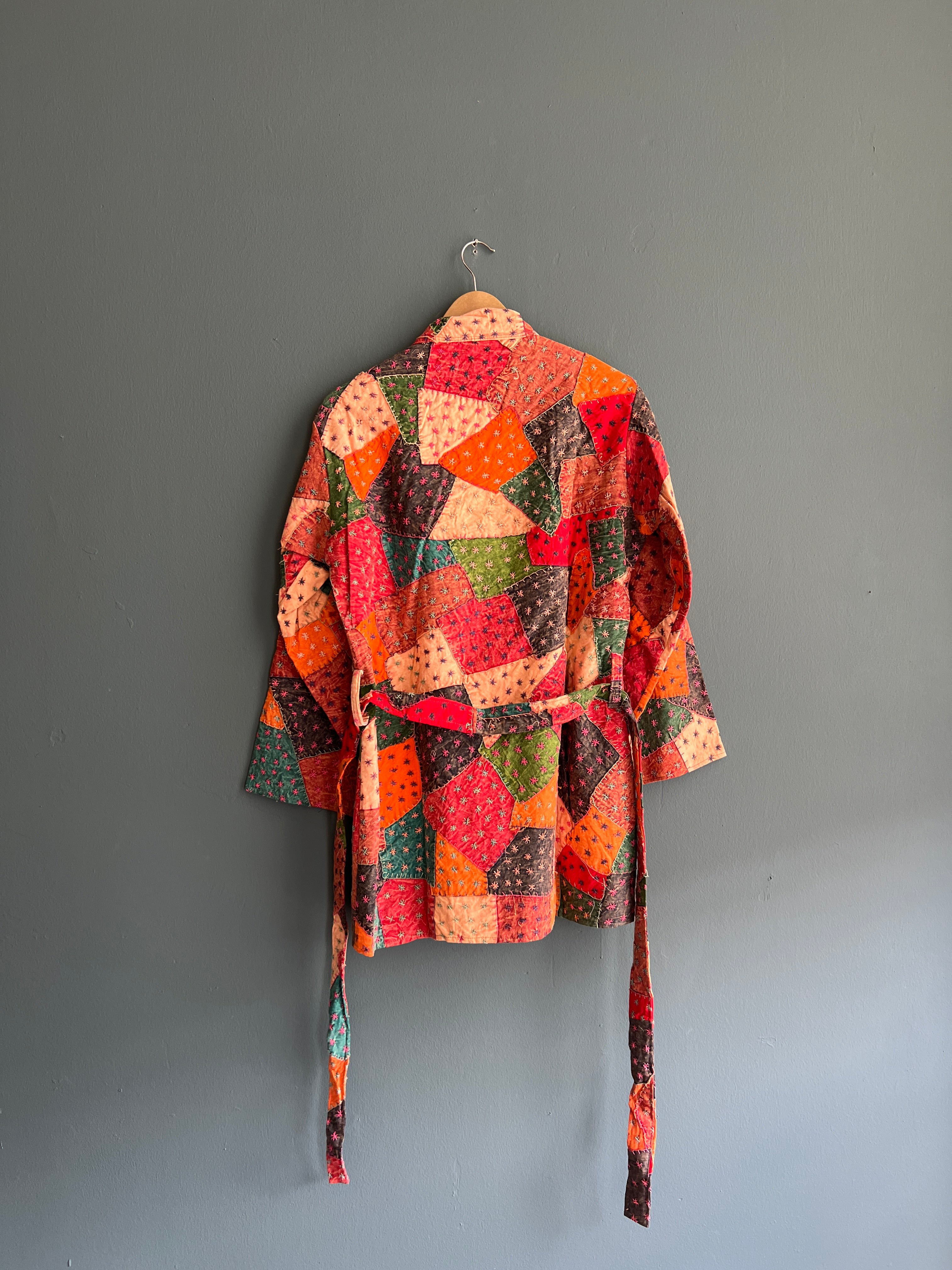 Antique Patchwork Kimono Jacket