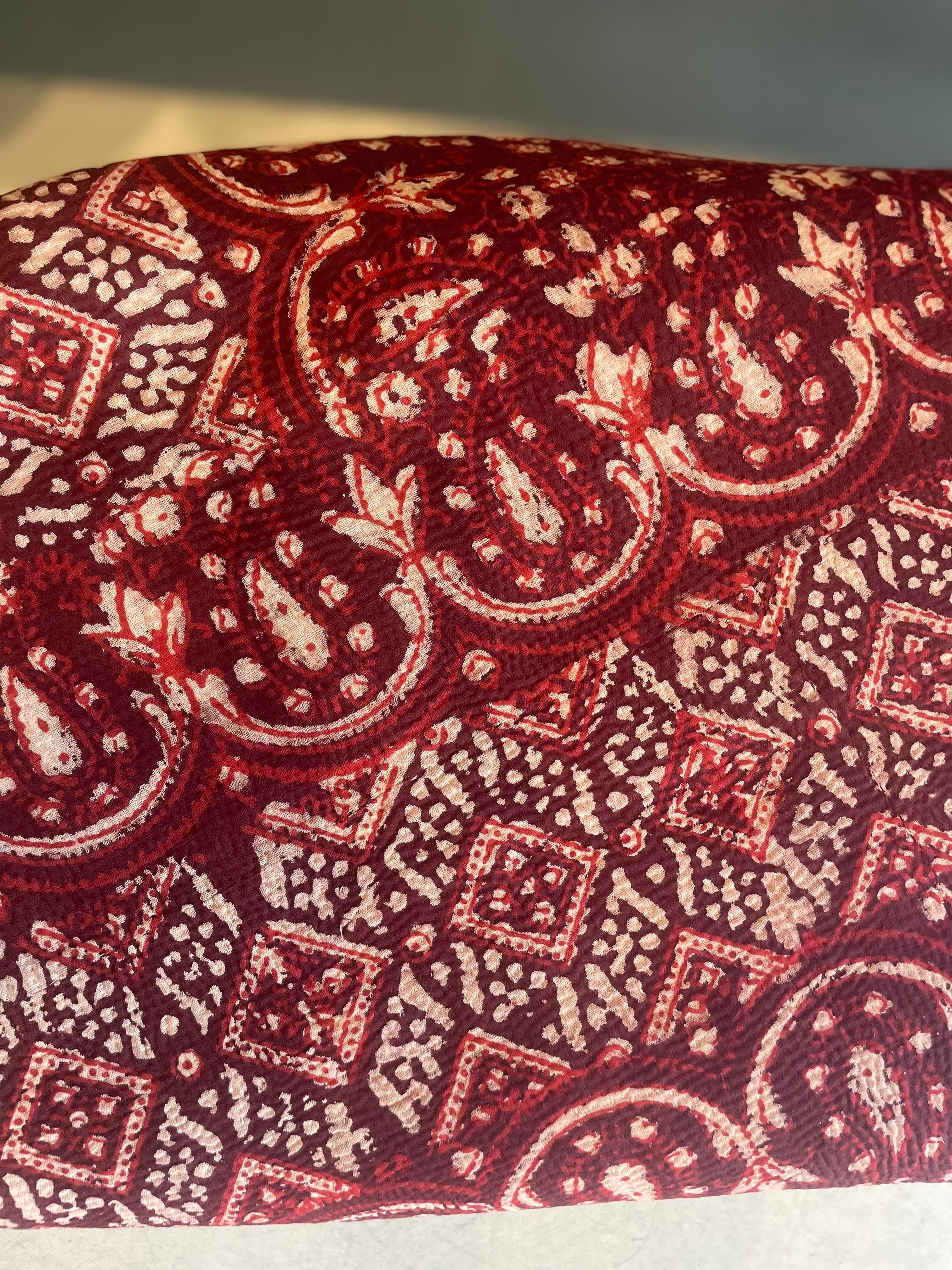 Antique Kantha Throw Blanket