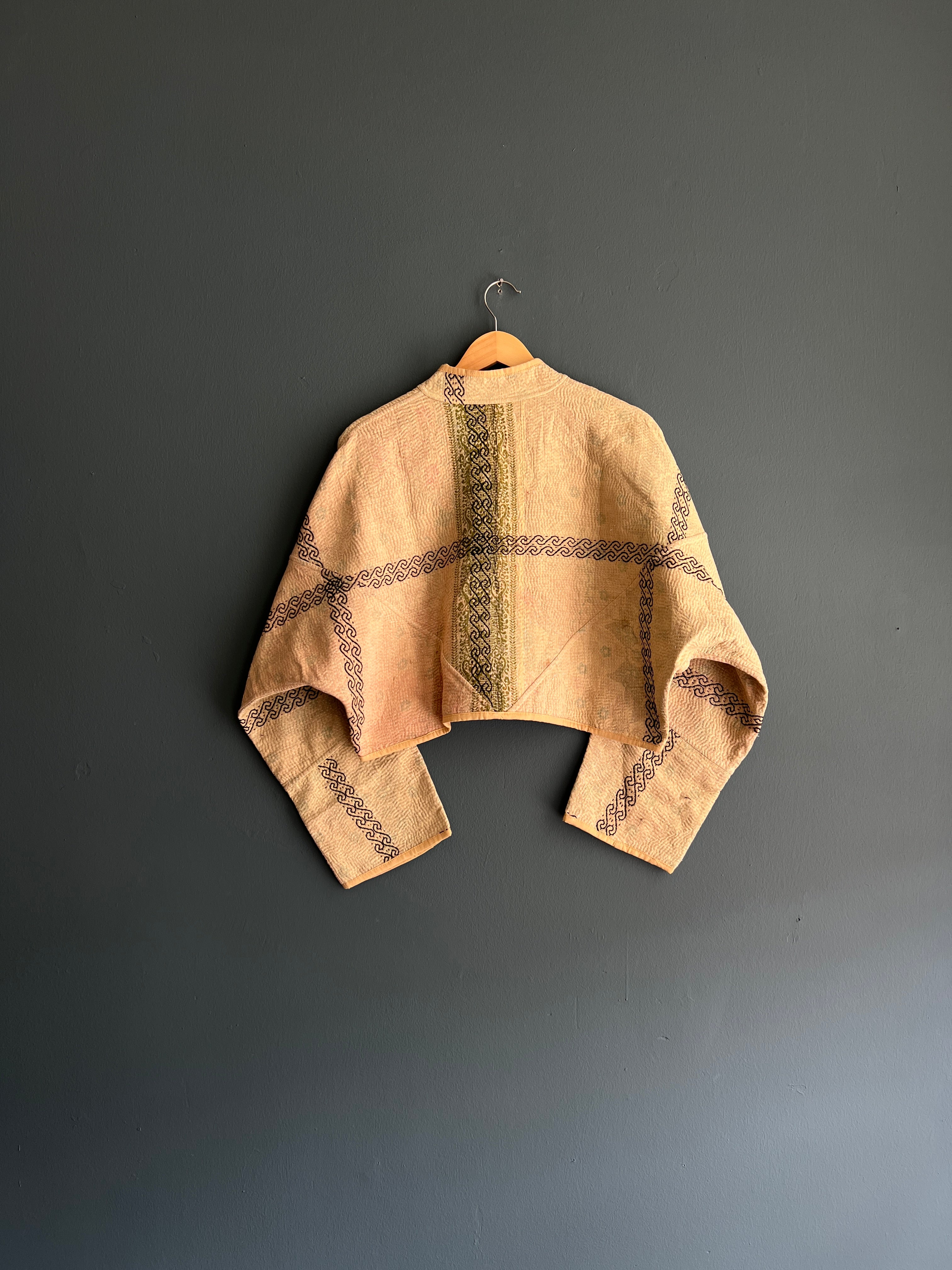 Cropped Kantha Jacket