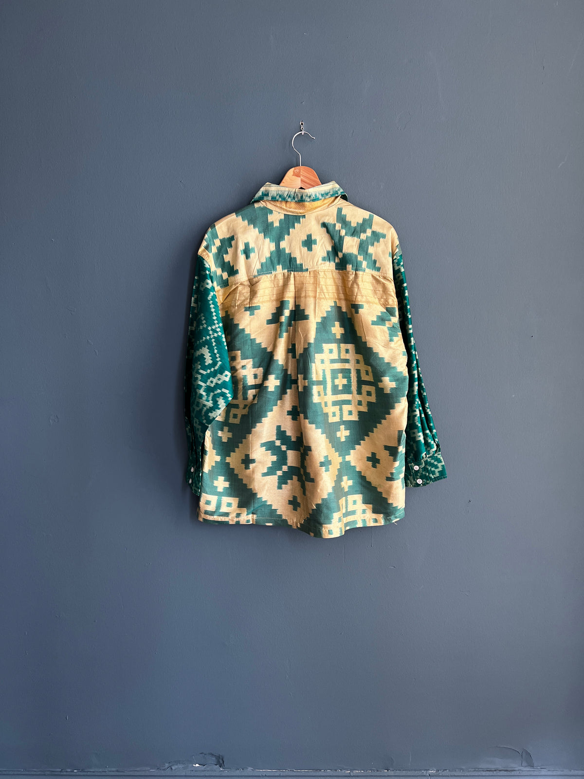 Unisex Patola Silk Sari Overshirt