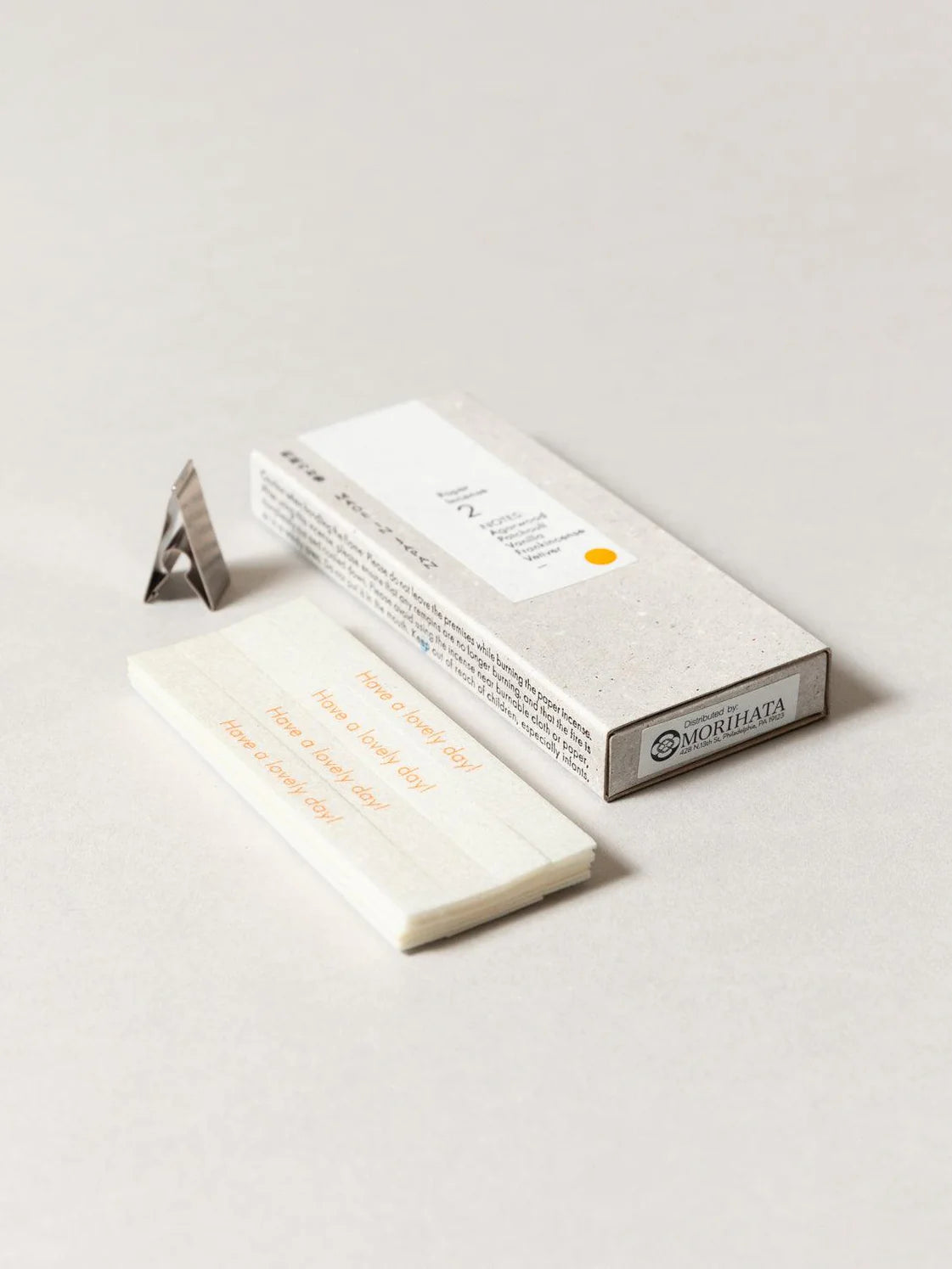 Washi Paper Incense Strips - Set of Two