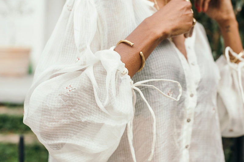 Kota Silk Karima Blouse, handmade in India.