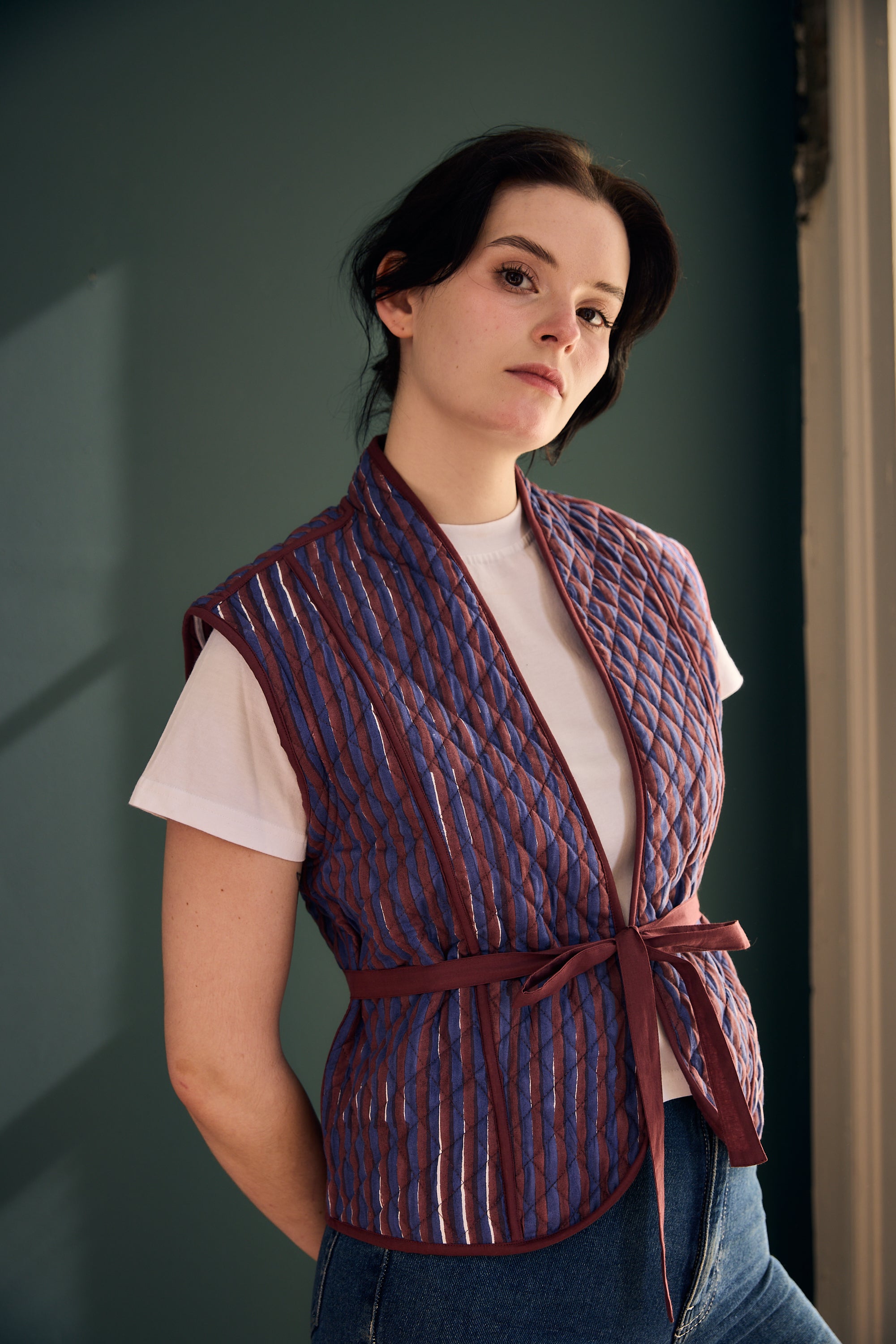 Annika Block Printed Quilted Jacket