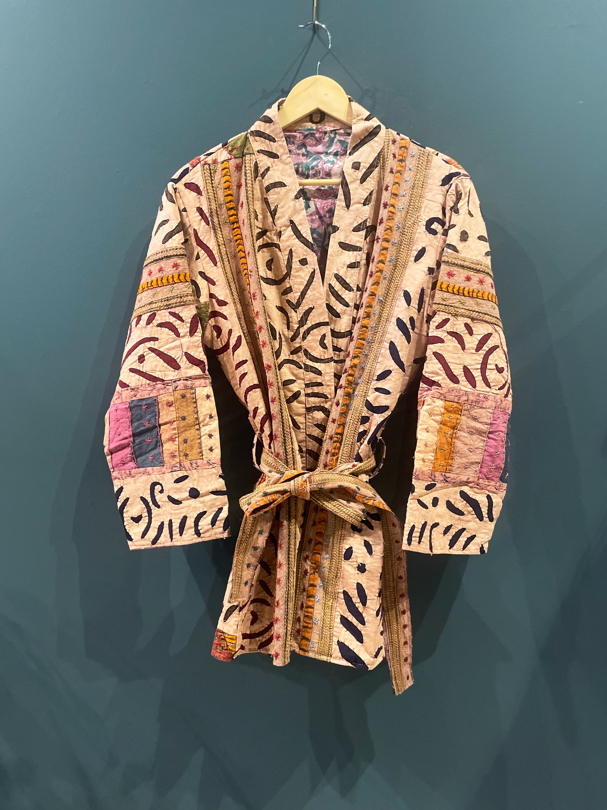 Antique Patchwork Kimono Jacket