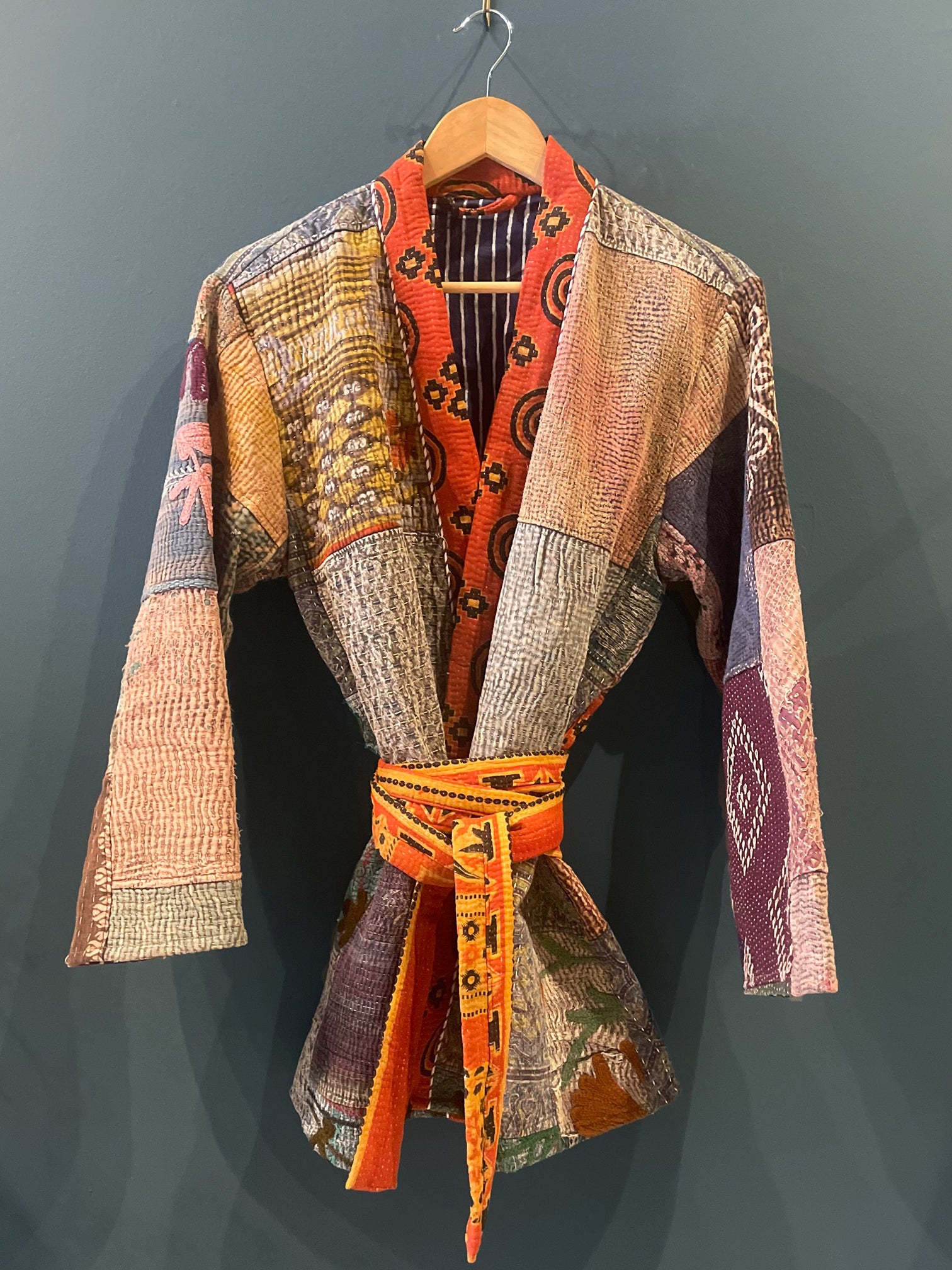 Antique Patchwork Kimono Jacket