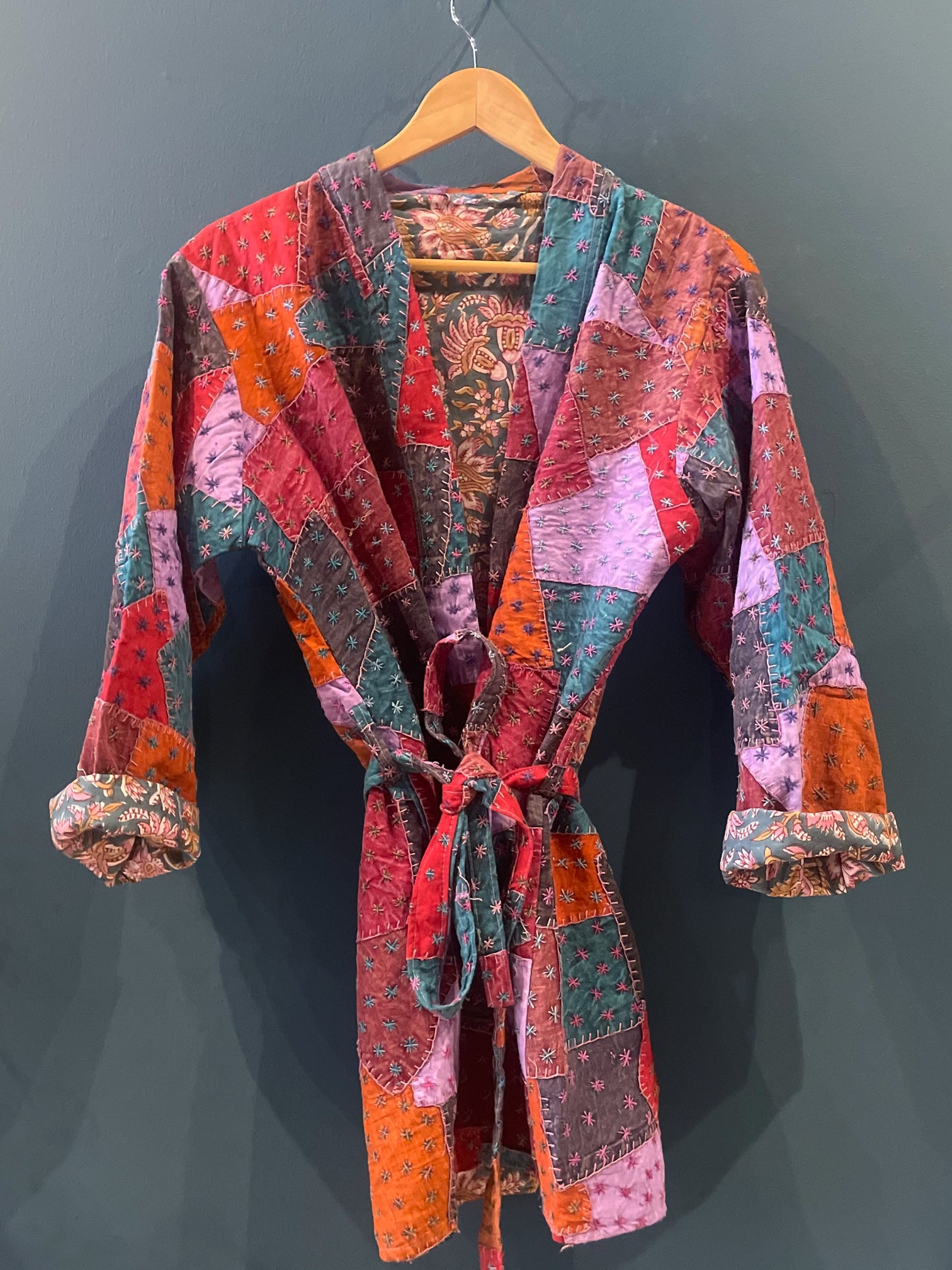 Antique Patchwork Kimono Jacket