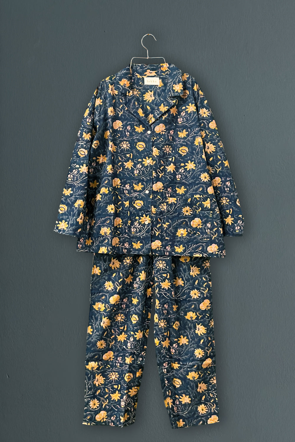 Block Printed Muslin Oversized Pajama Set