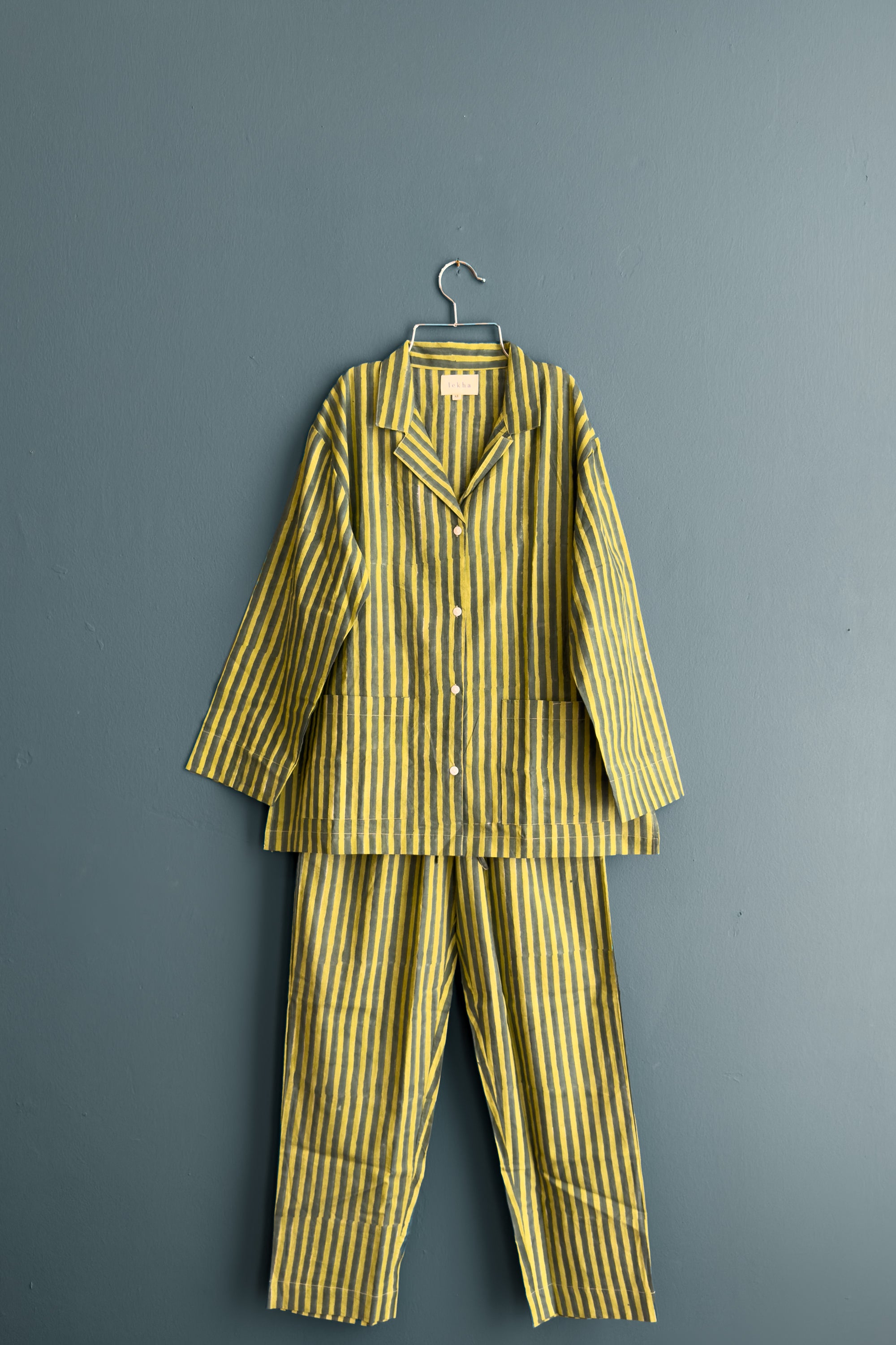 Block Printed Muslin Oversized Pajama Set