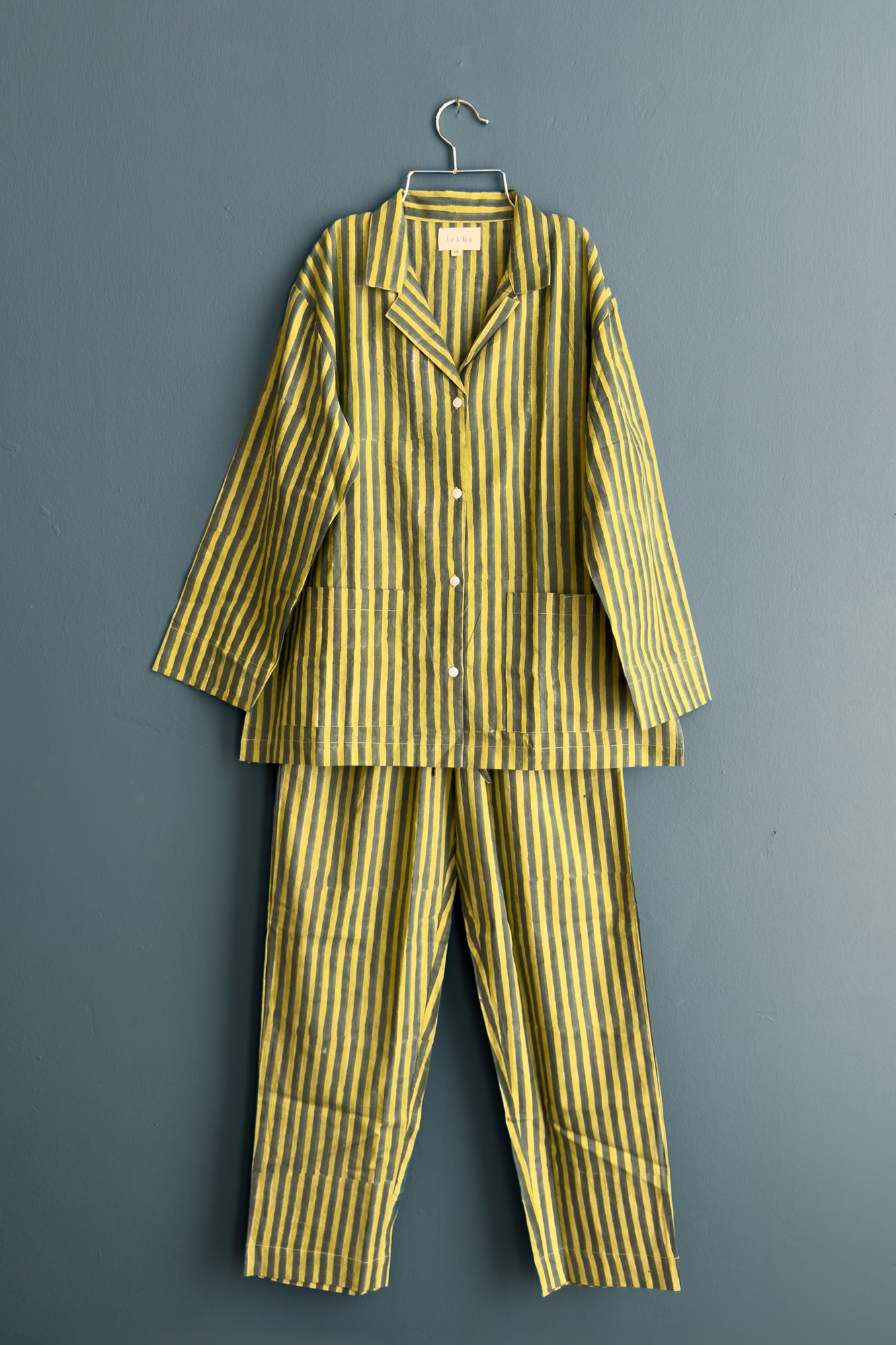 Block Printed Muslin Oversized Pajama Set