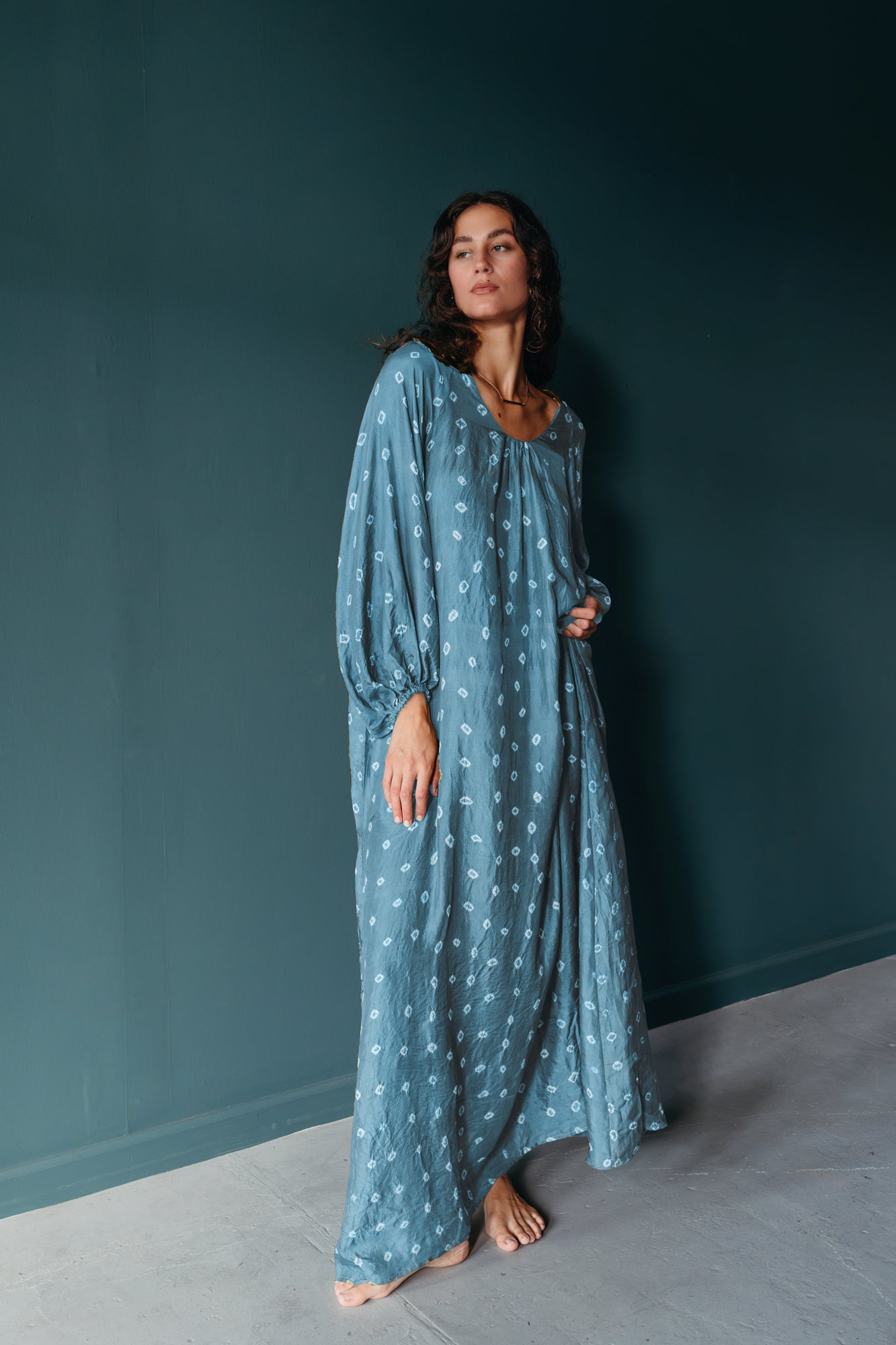 Eco Tie Dyed Maryam Dress