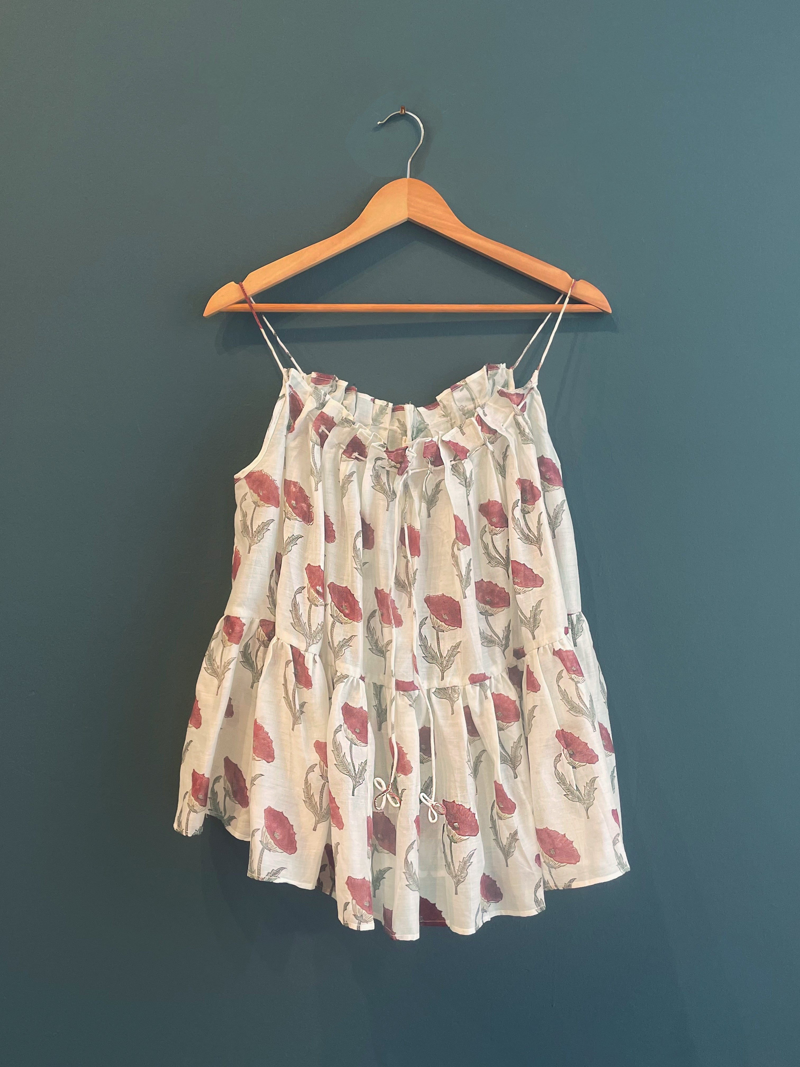 Farah Flounce Top