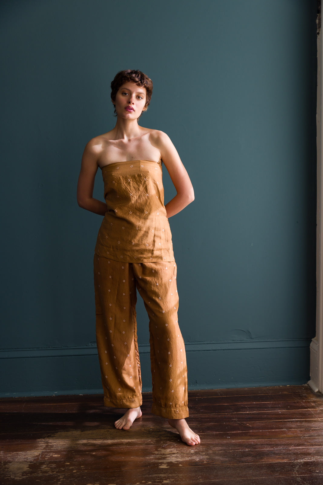 Hari Tie Dyed Strapless Top