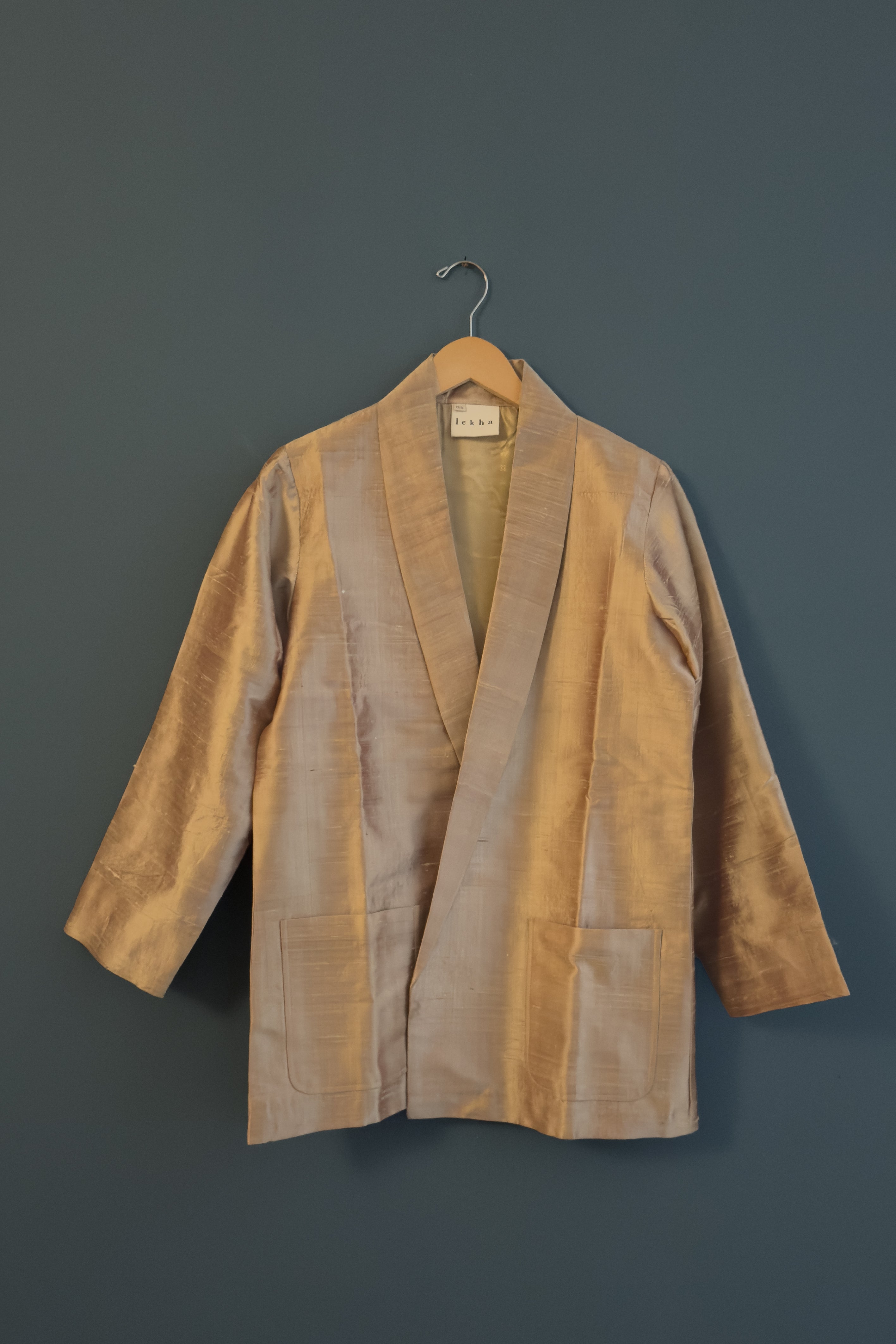 Kamla Wrap Jacket in Raw Silk