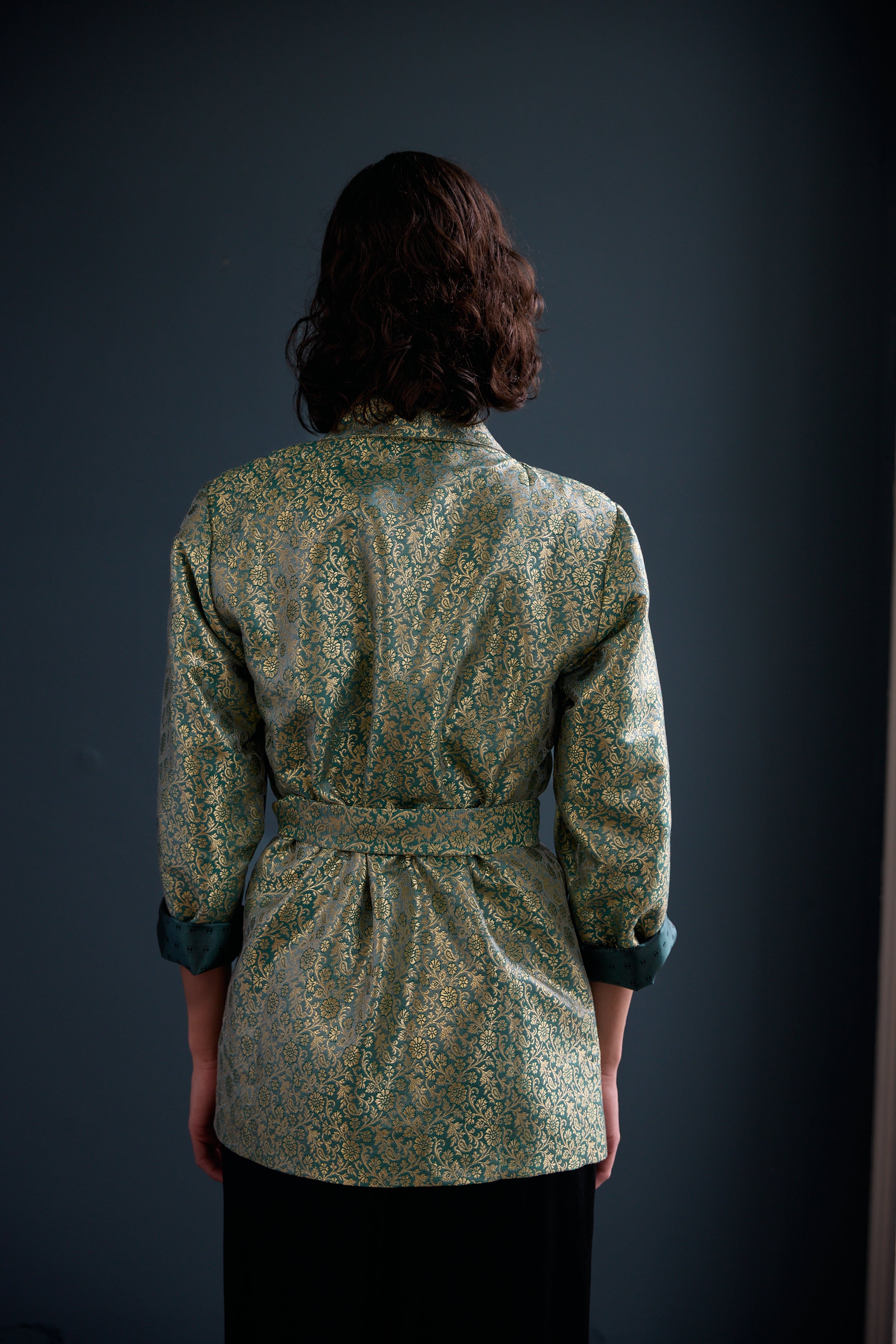 Kamla Wrap Jacket in Brocade