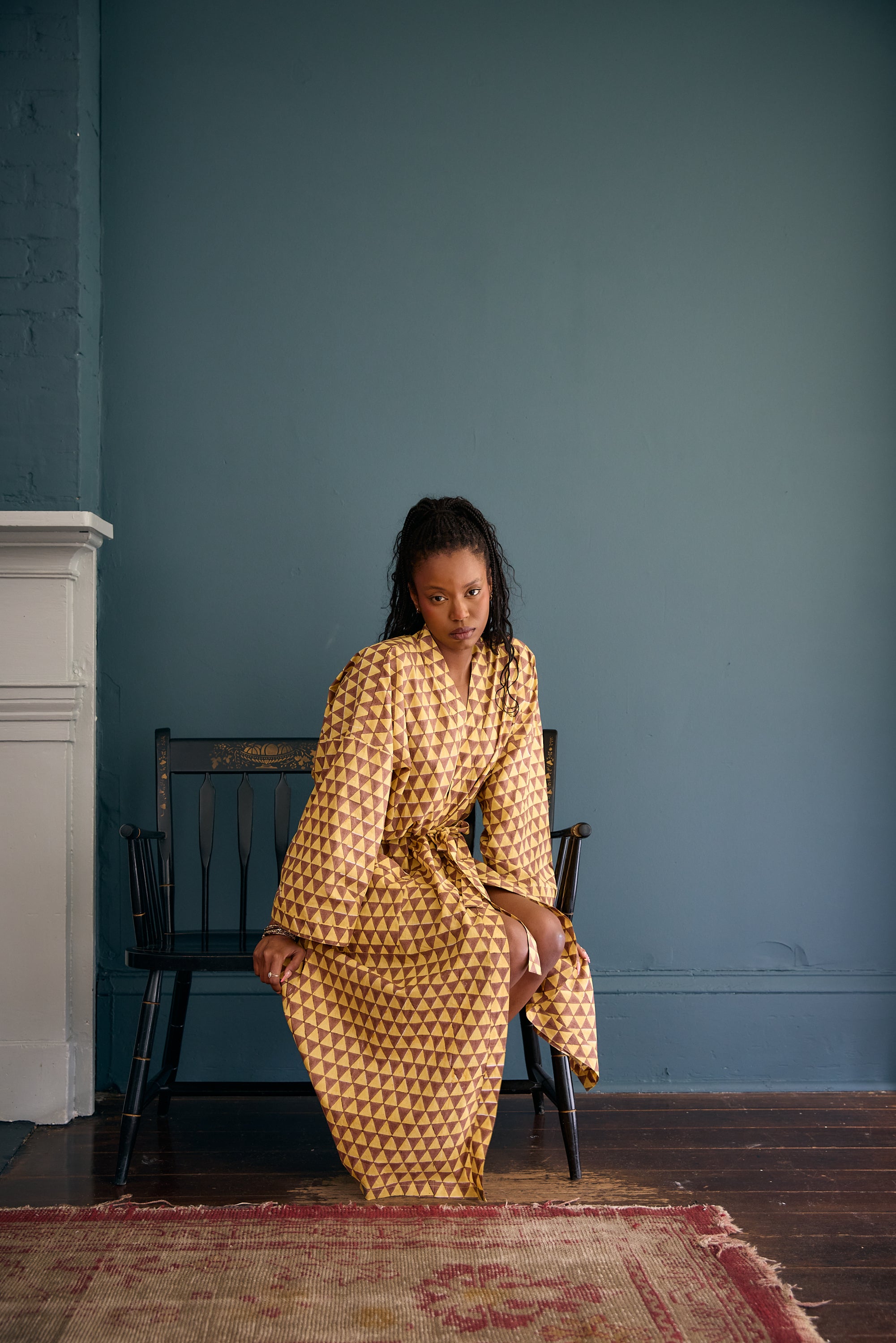 Mandi Block Printed Robe