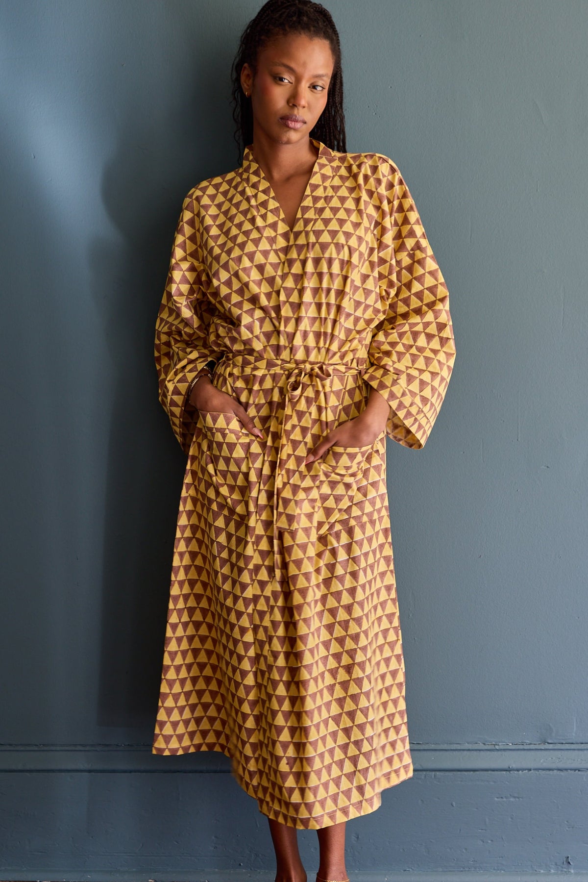 Mandi Block Printed Robe