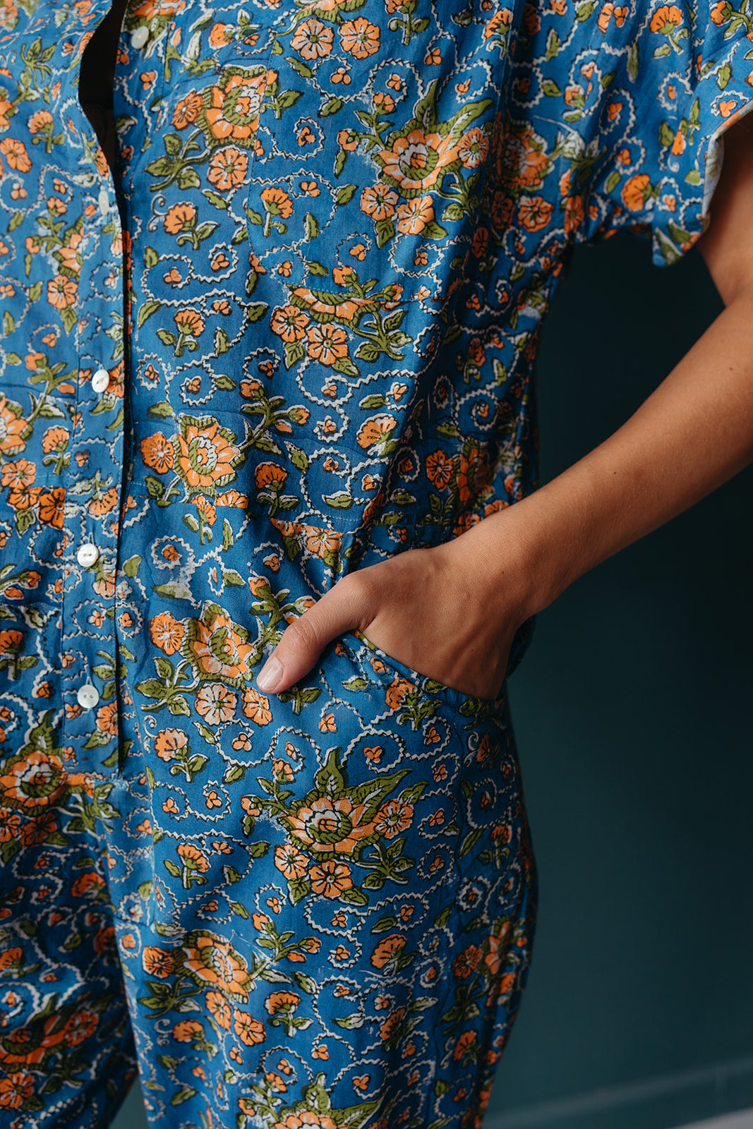 Mili Jumpsuit | Pasadena Blue
