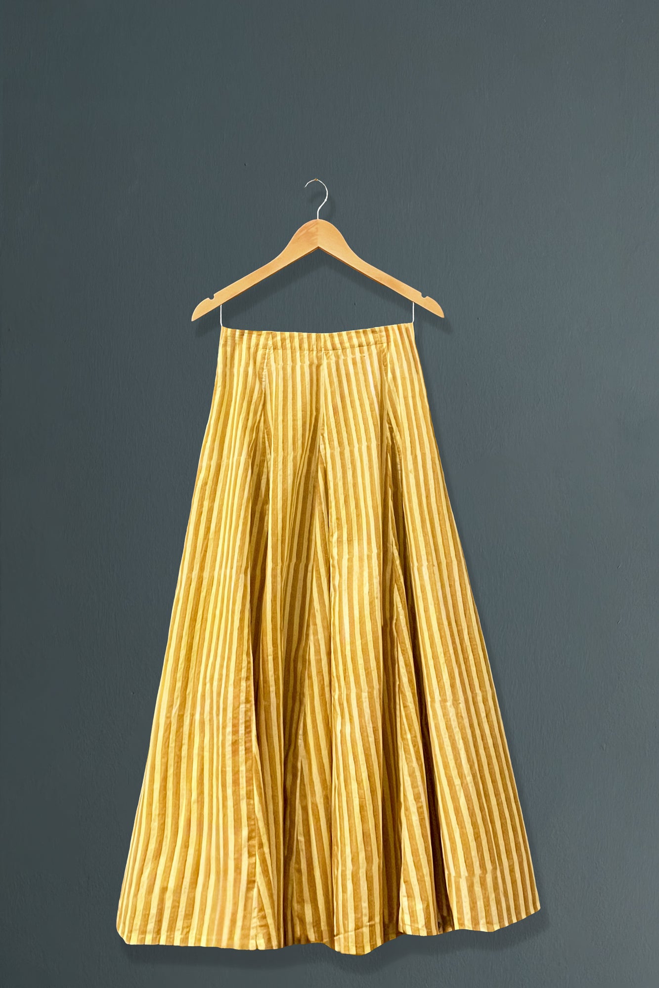 Nalini Skirt in Lemon Stripe