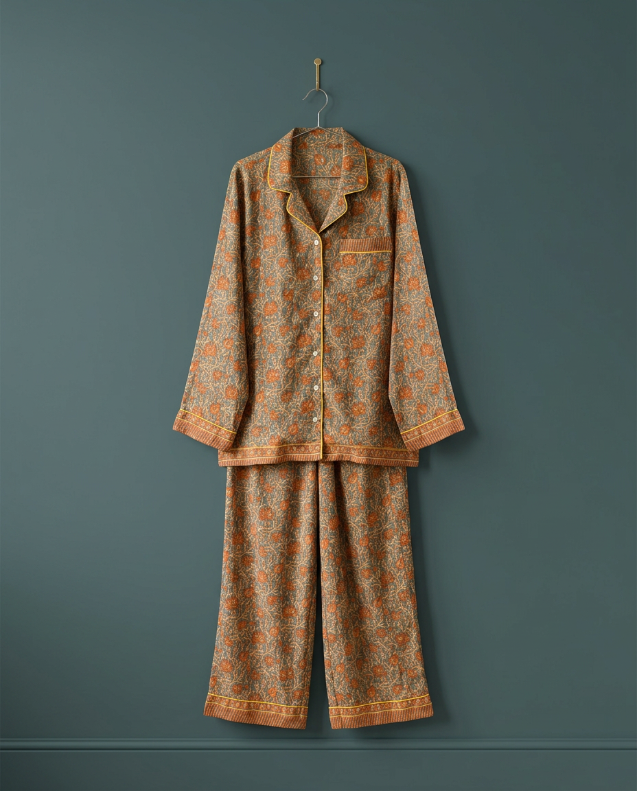 Recycled Sari Pant Set