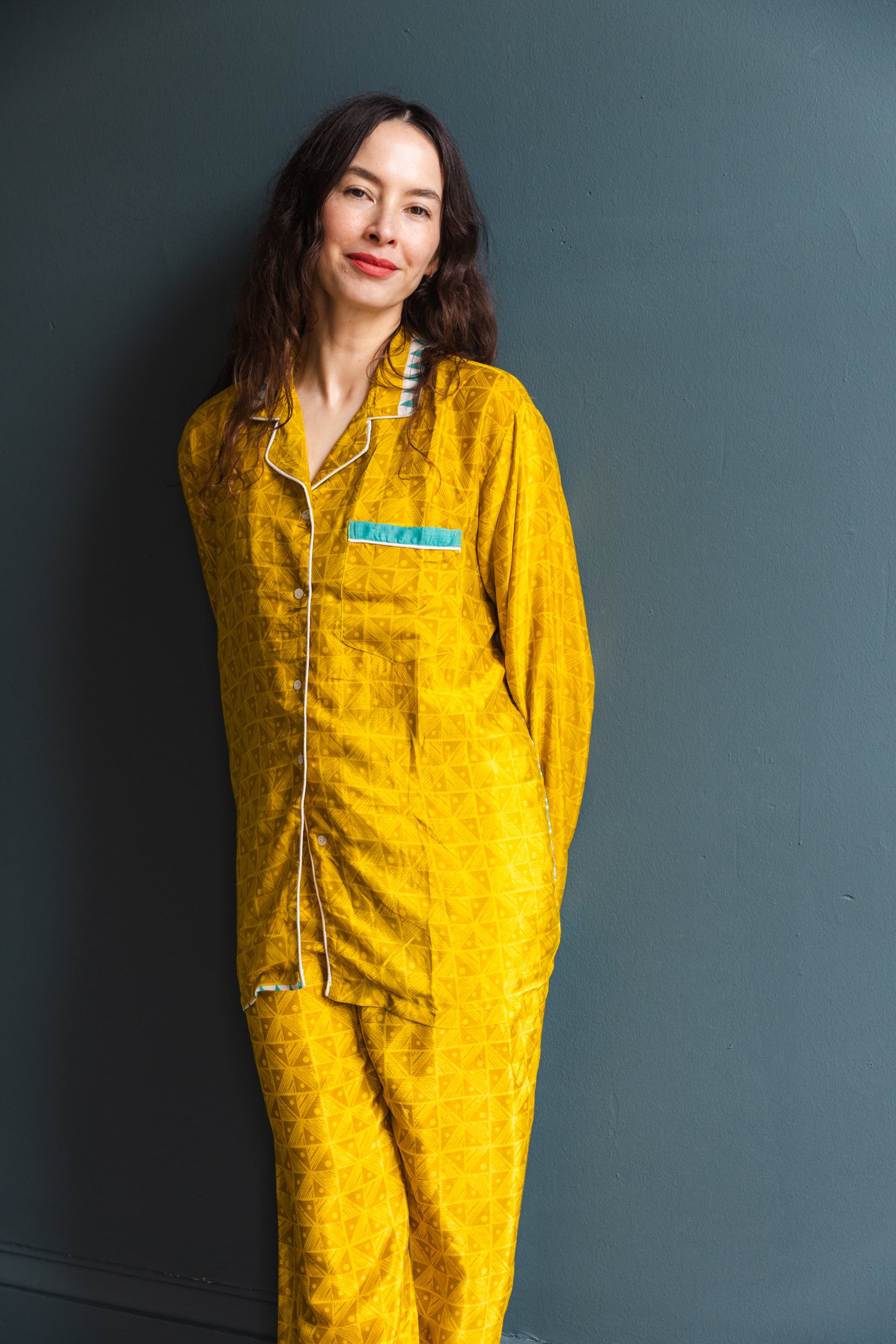 Recycled Sari Pant Set