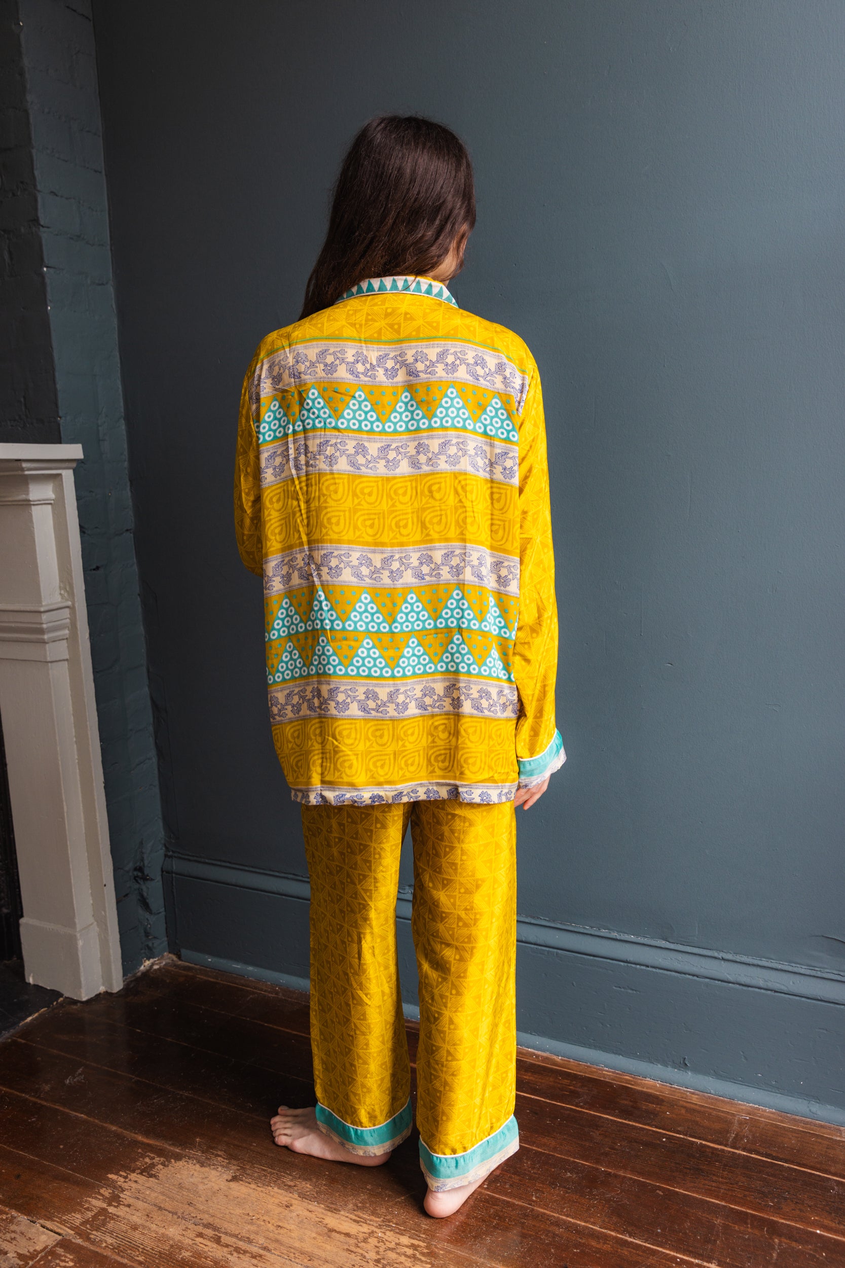 Recycled Sari Pant Set
