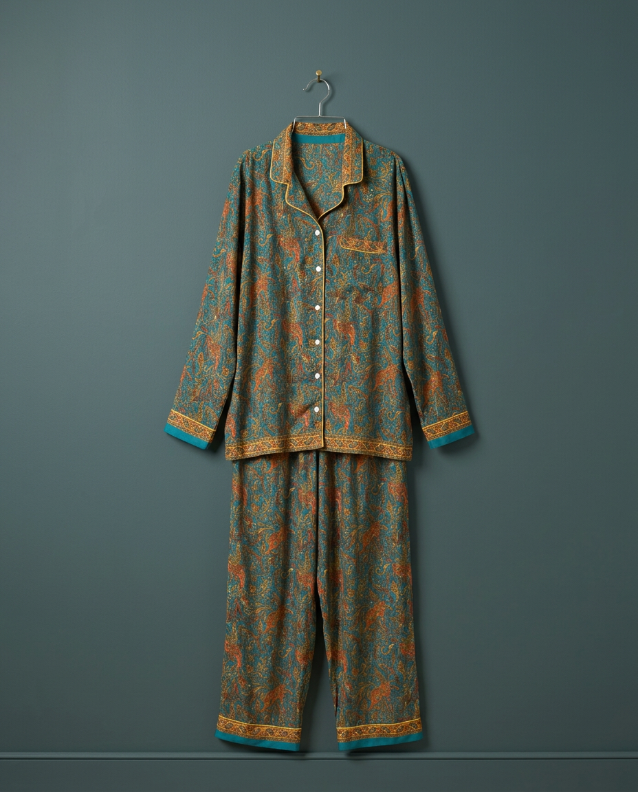 Recycled Sari Pant Set