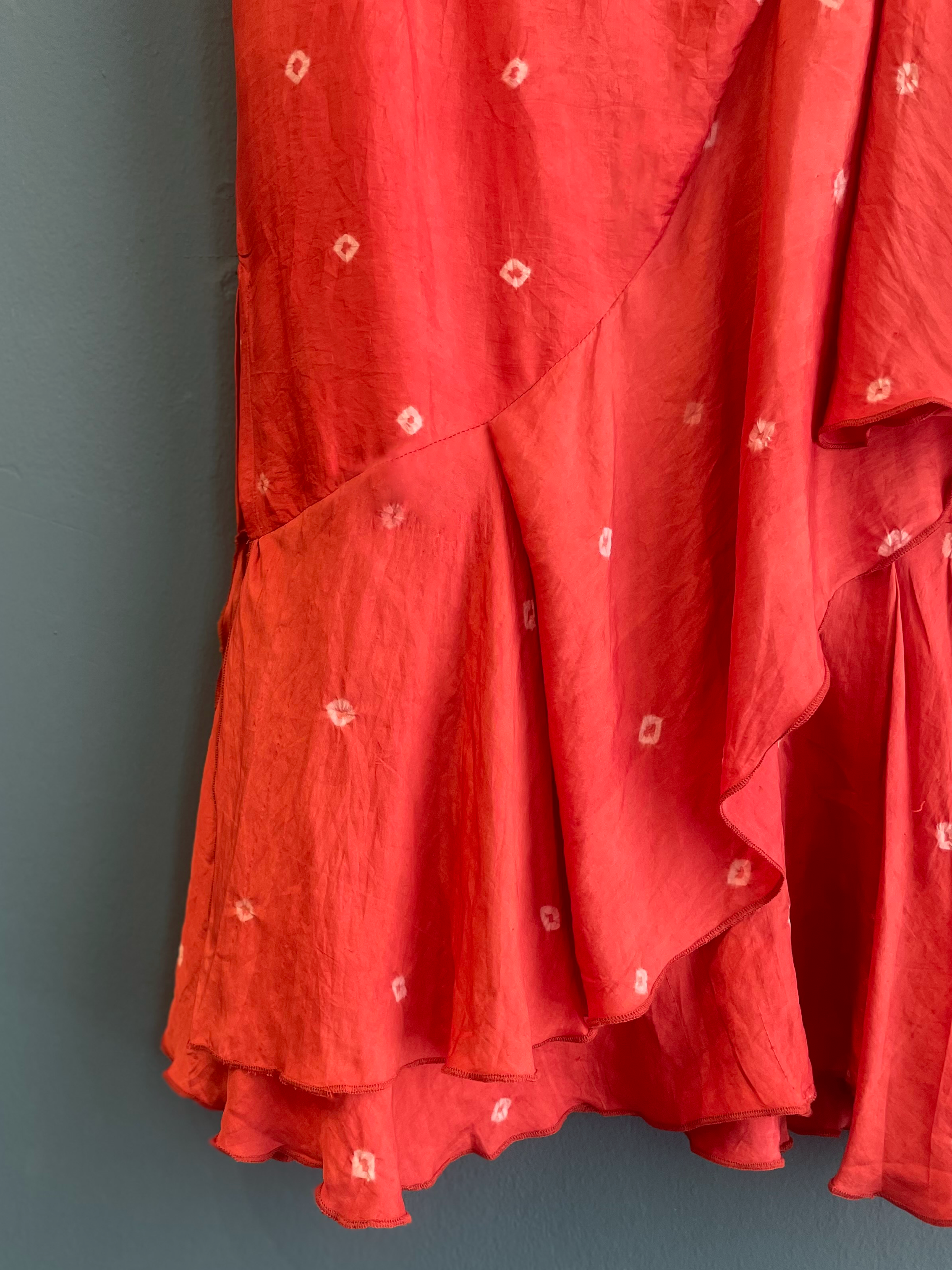 Tara Eco Tie Dyed Ruffle Skirt