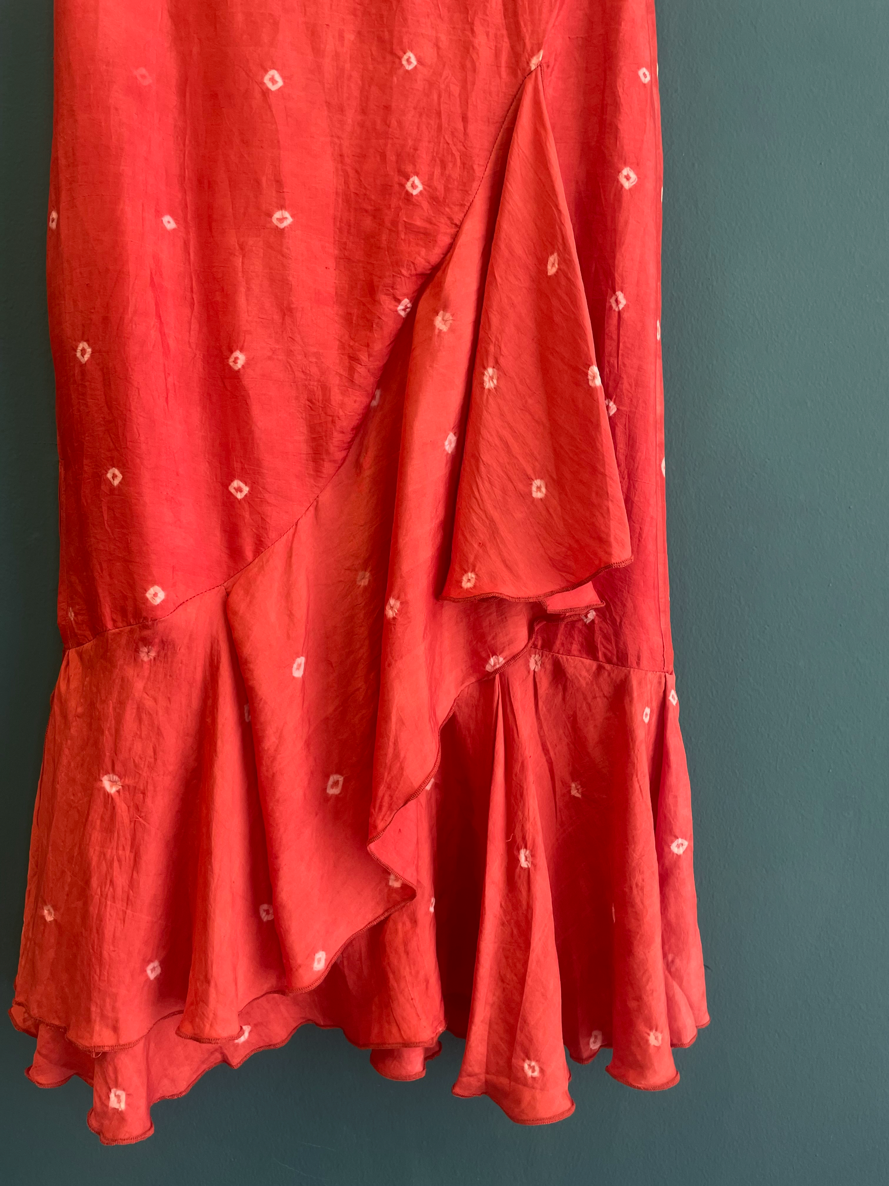Tara Eco Tie Dyed Ruffle Skirt