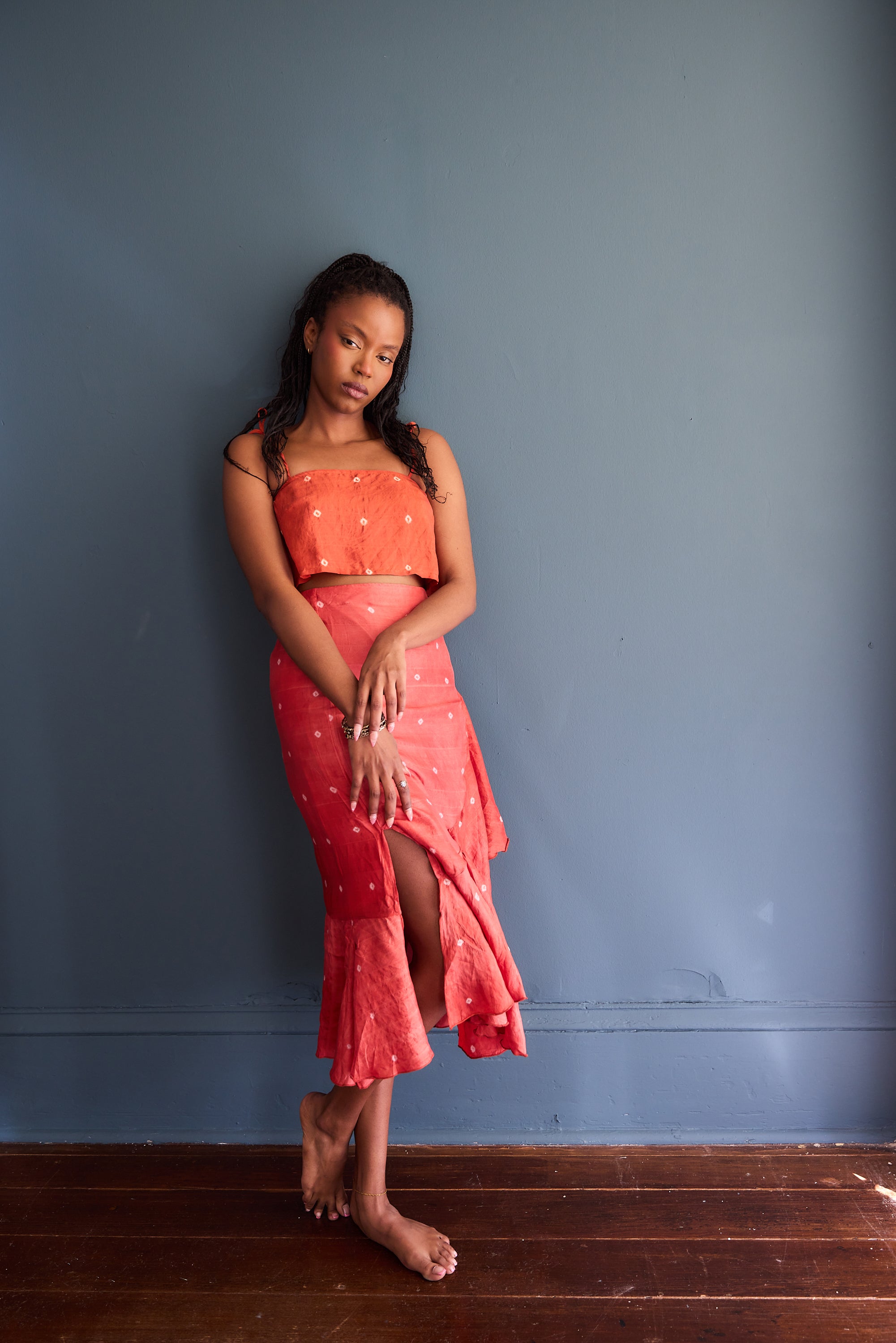 Tara Eco Tie Dyed Cropped Tank