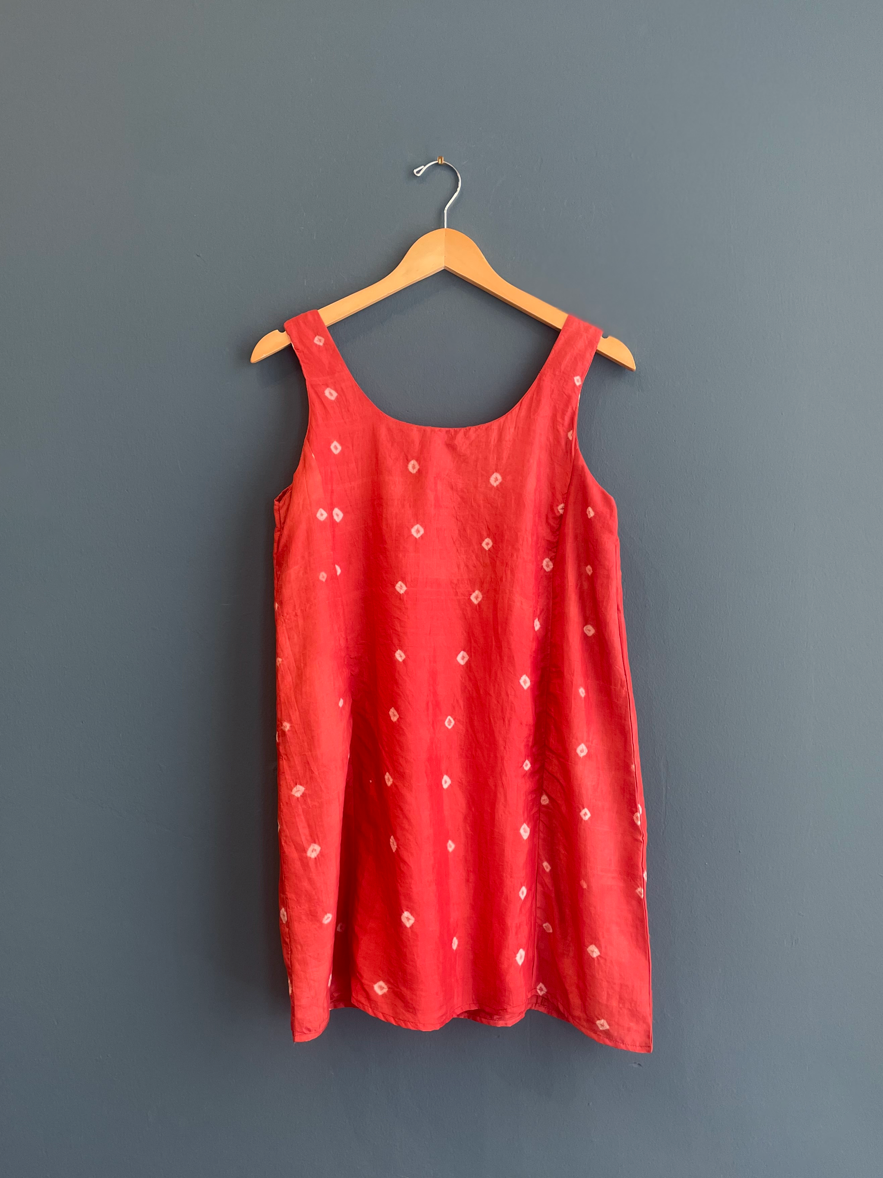 Vera Dress in Eco Dyed Bandhani