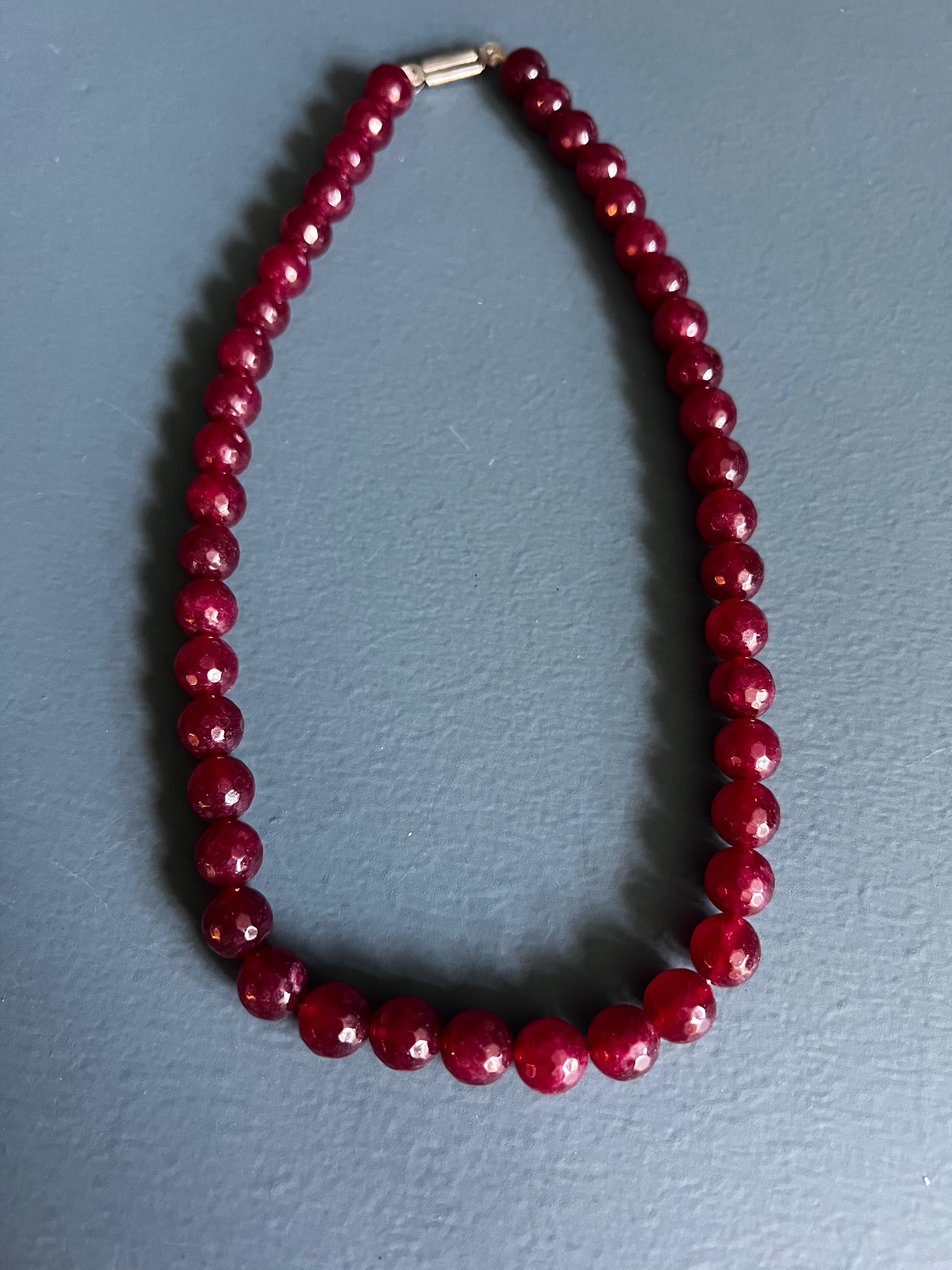 Onyx Beaded Balls Necklace