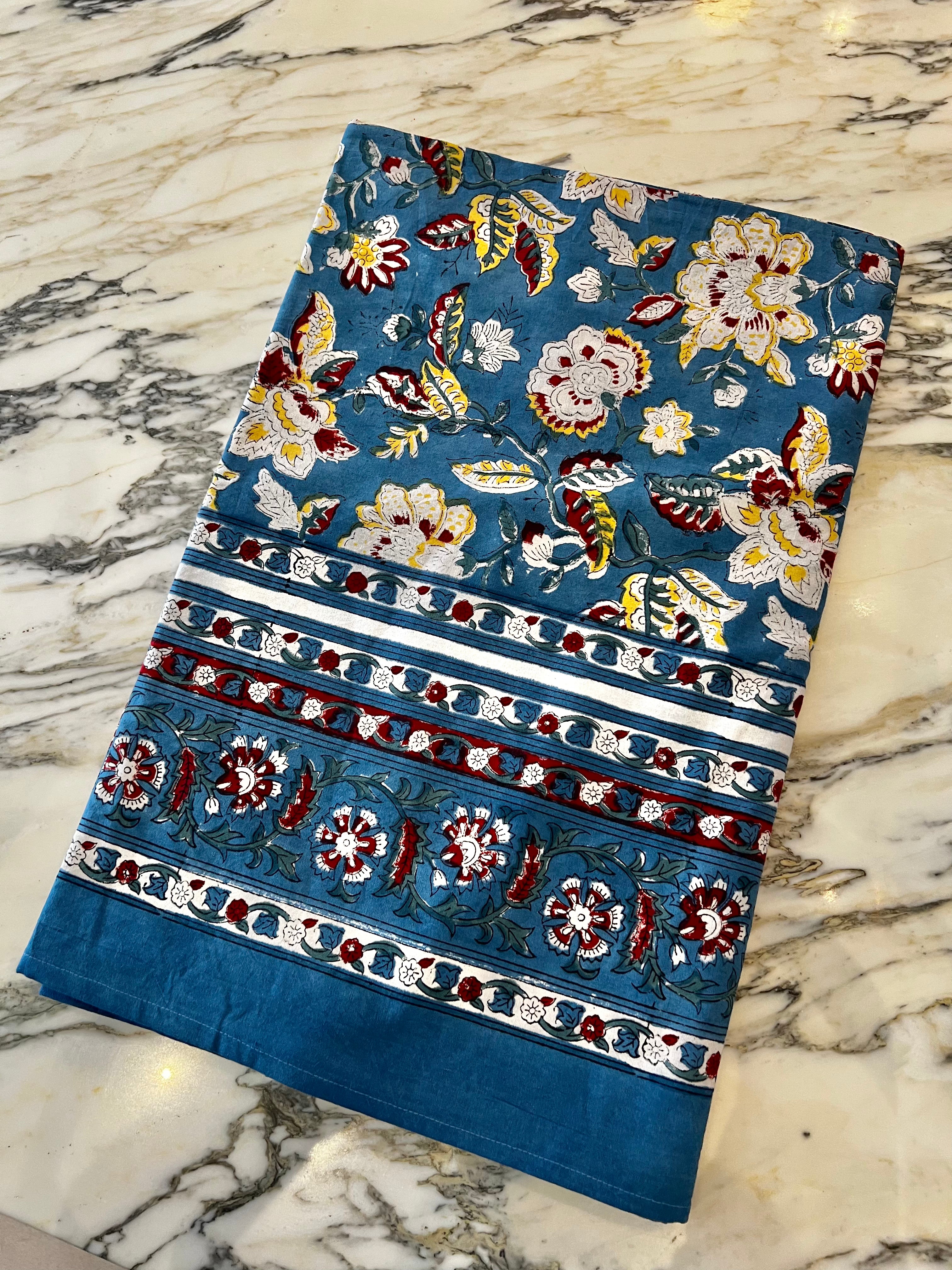 Block Printed Tablecloth