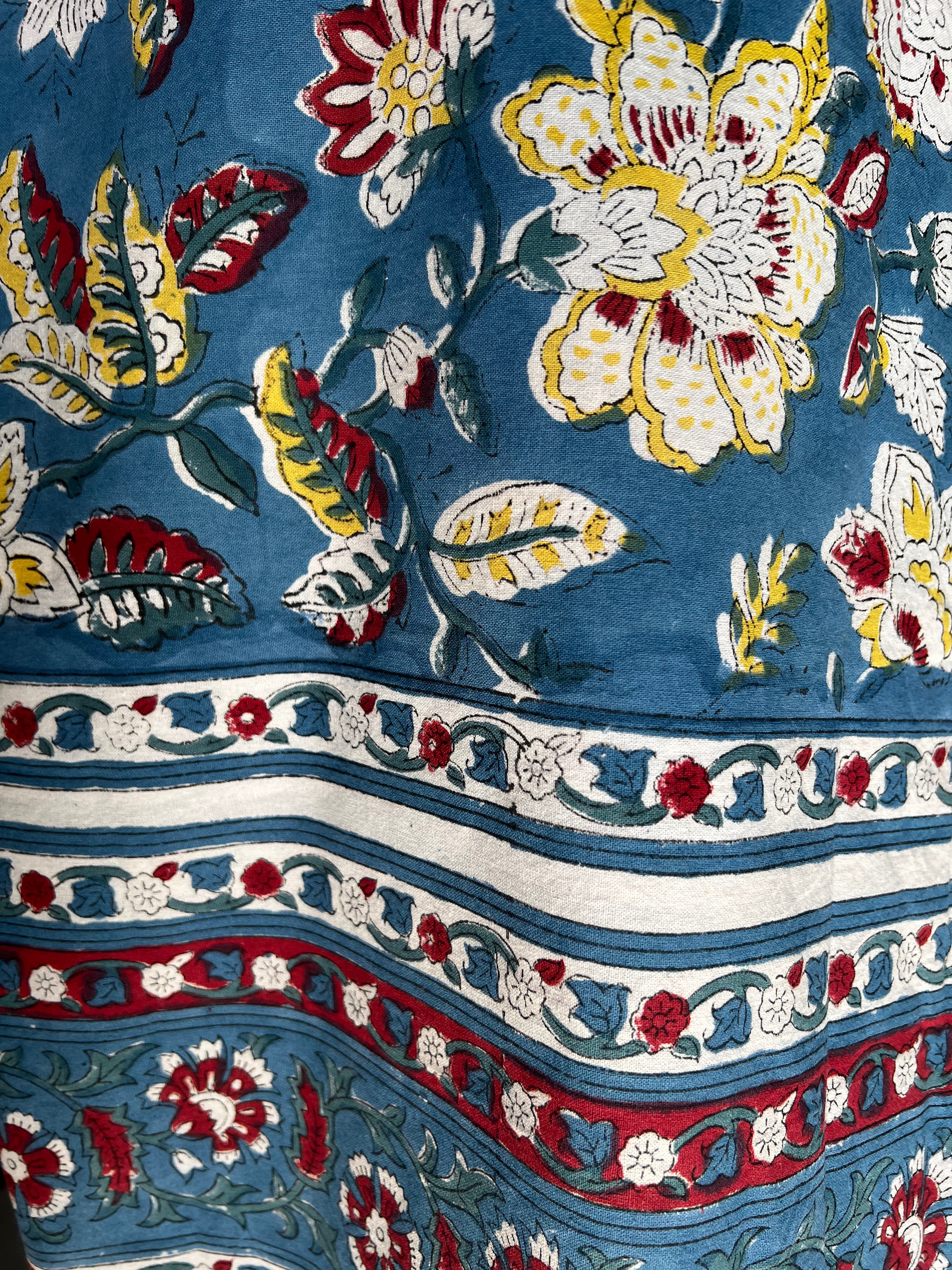 Block Printed Tablecloth